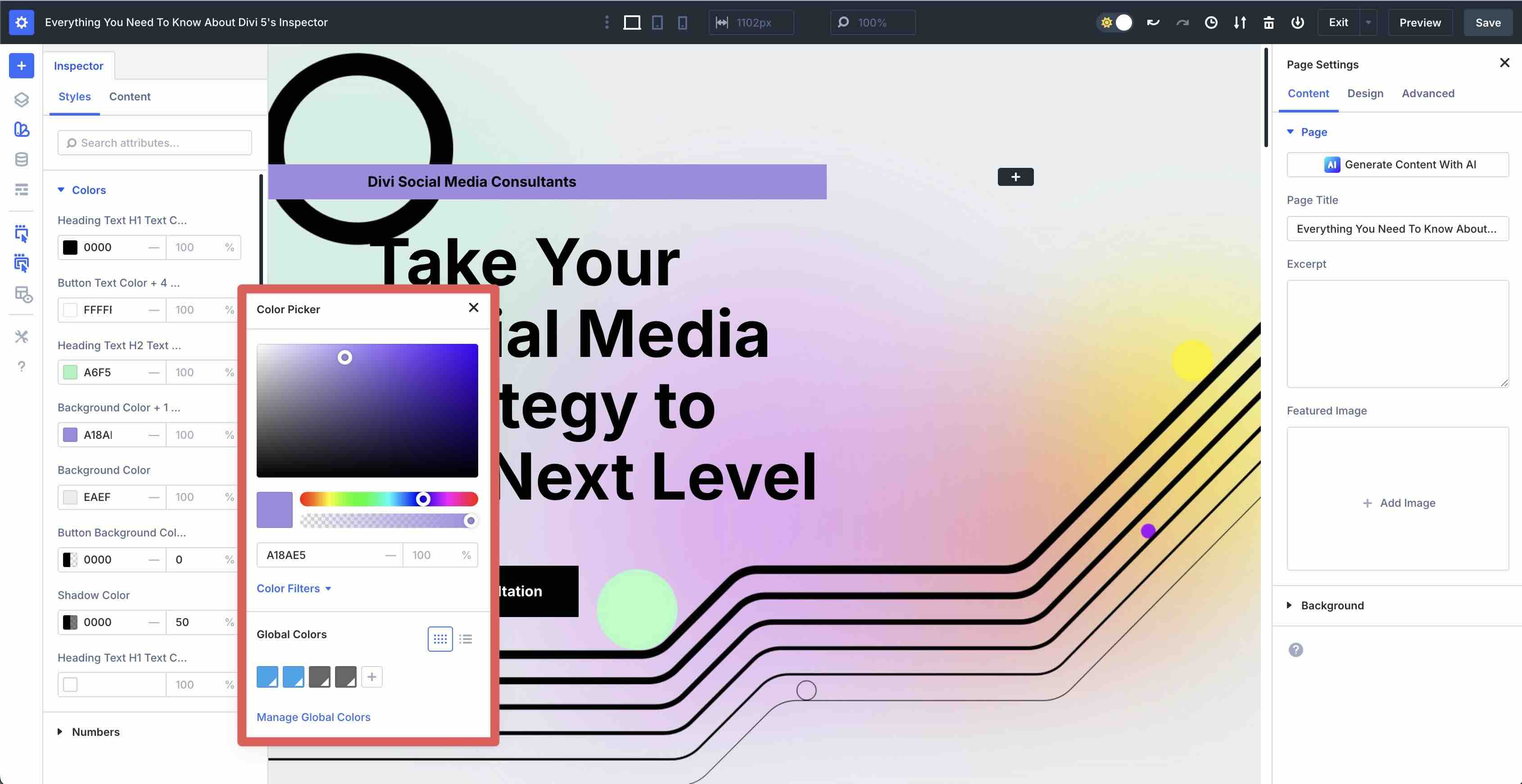 Divi 5 Inspector