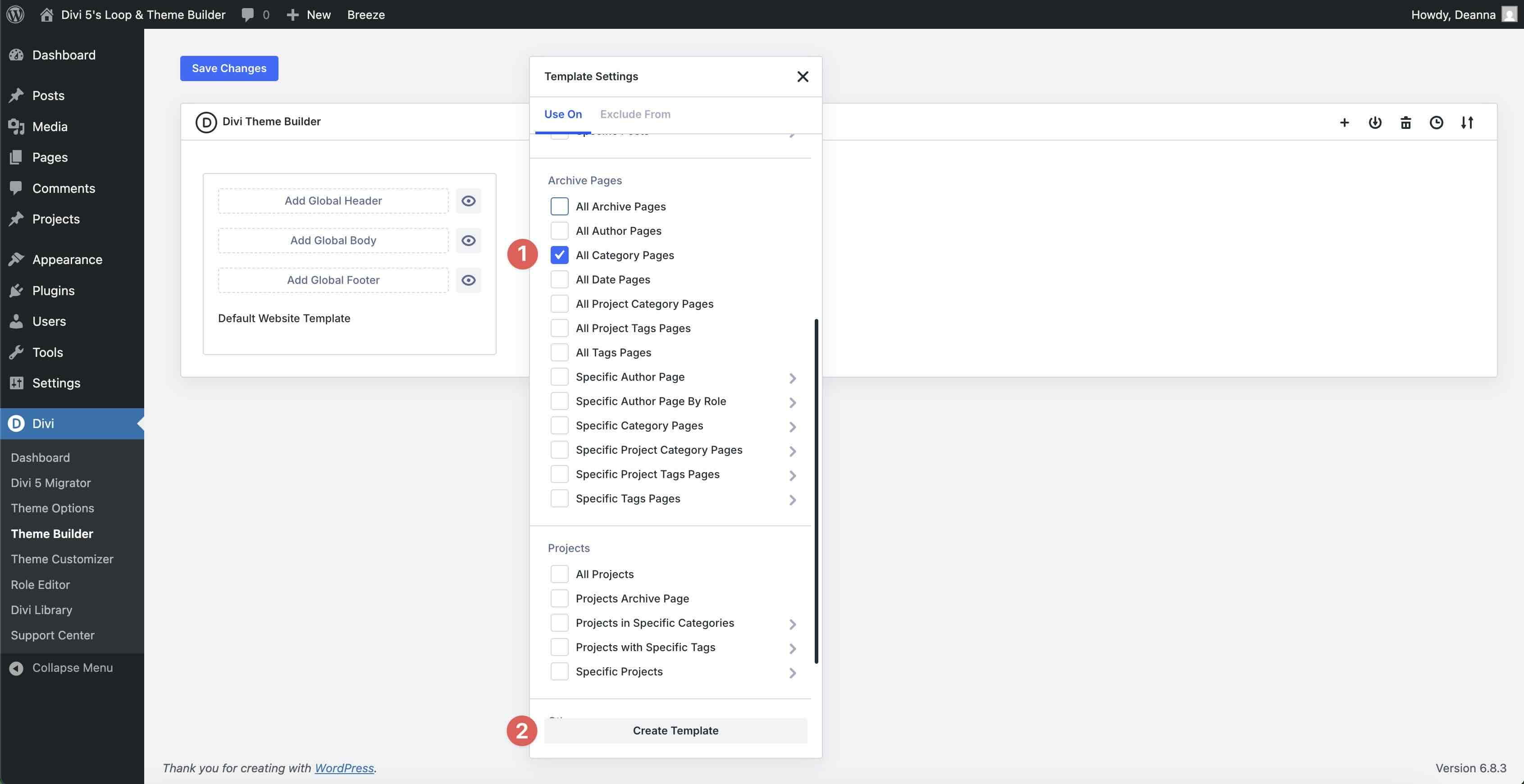 Divi 5 Loop Builder and Theme Builder