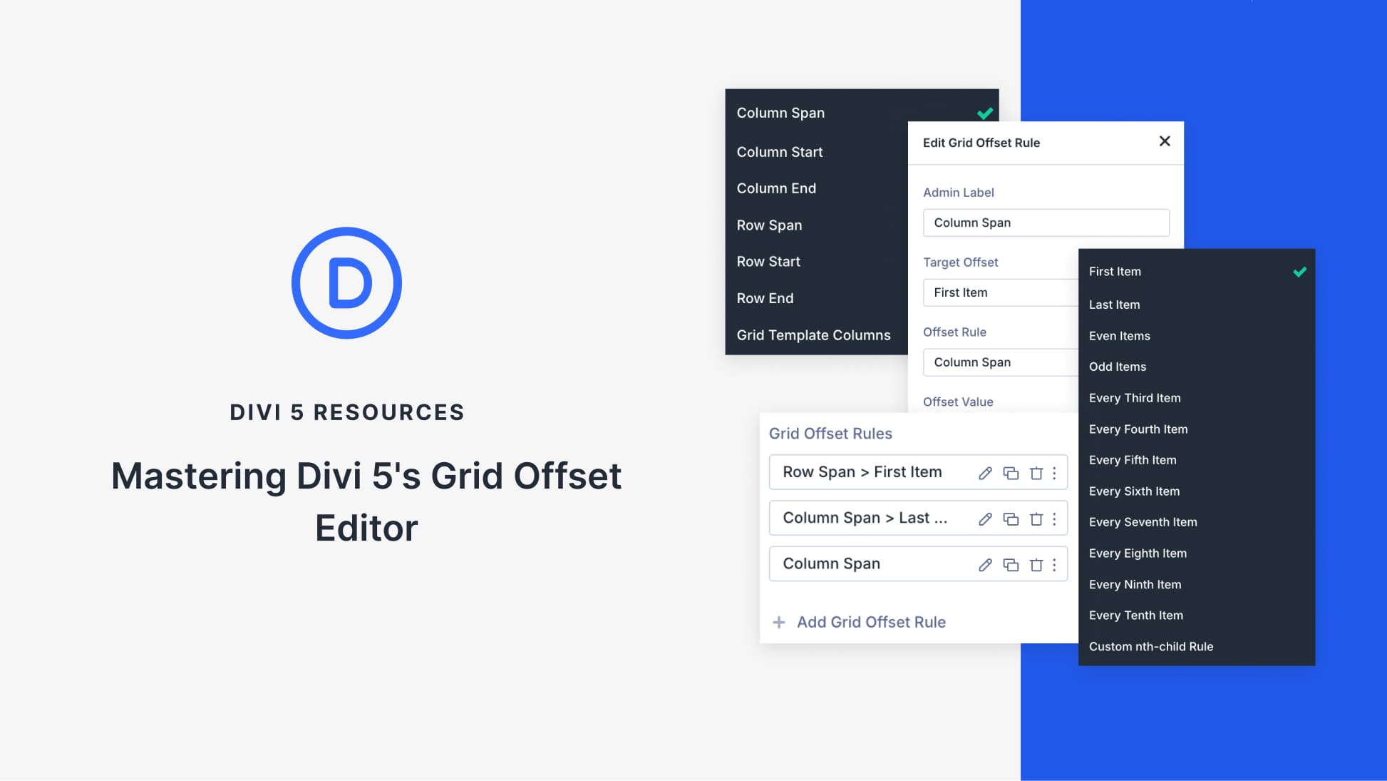 Mastering Divi 5’s Grid Offset Editor