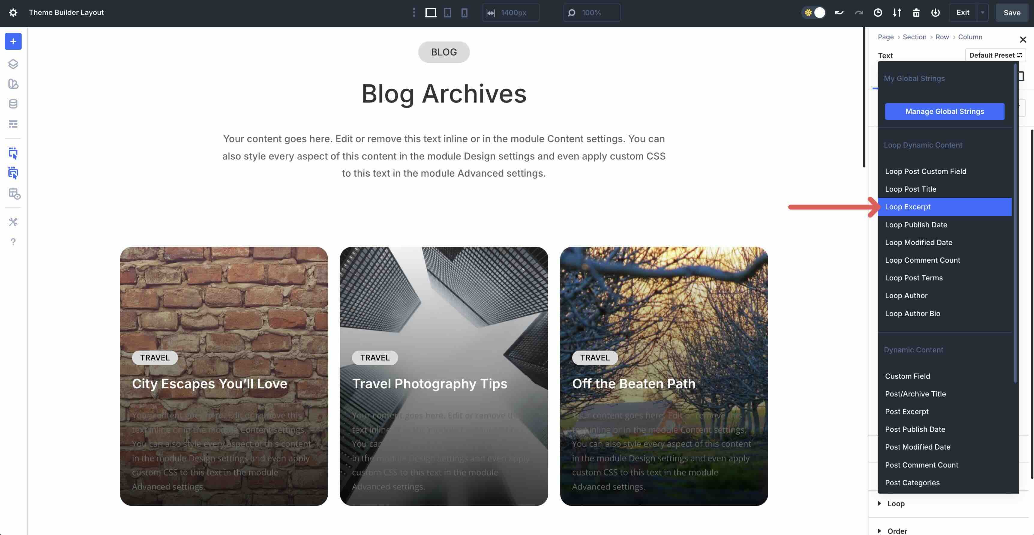 Divi 5 Loop Builder and Theme Builder