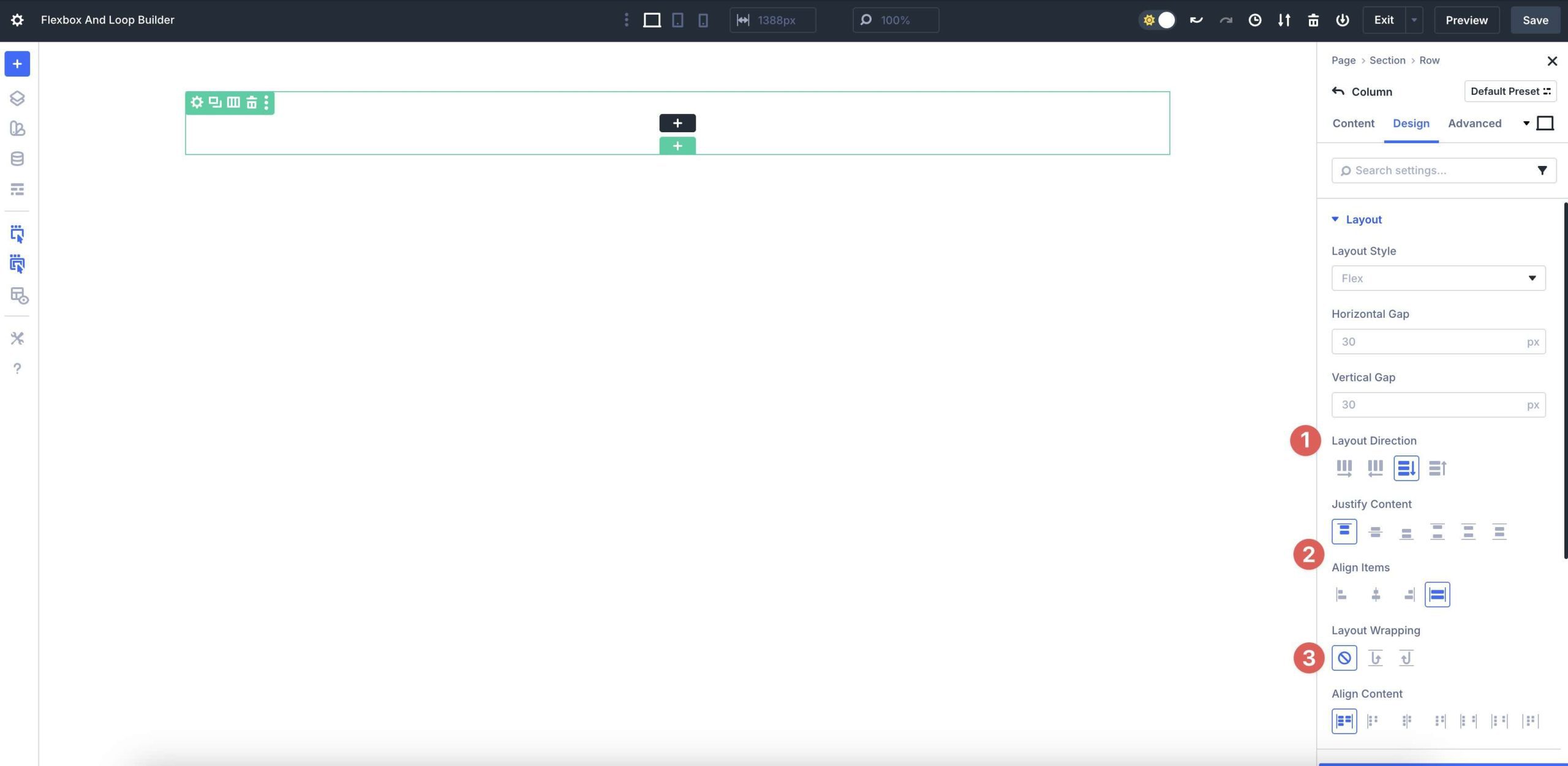 Flexbox & Loop Builder