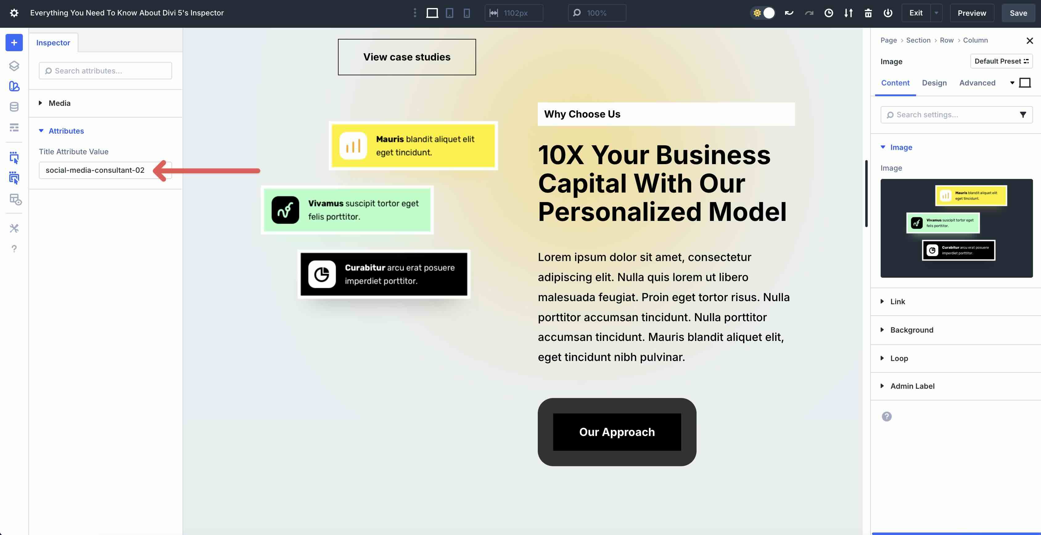Divi 5 Inspector