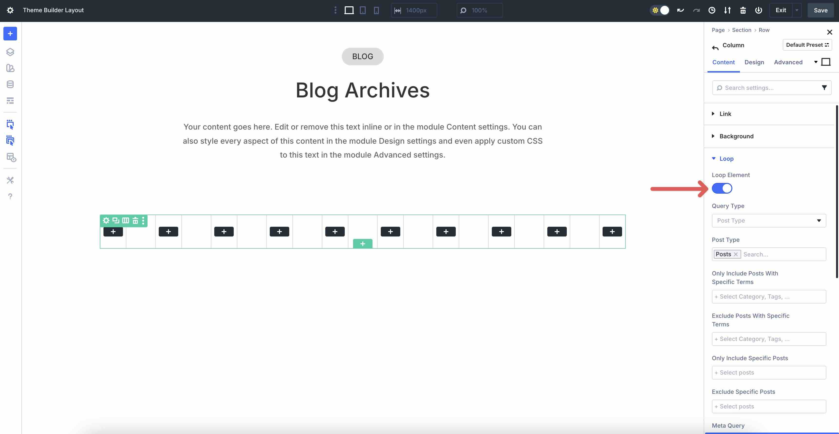 Divi 5 Loop Builder and Theme Builder