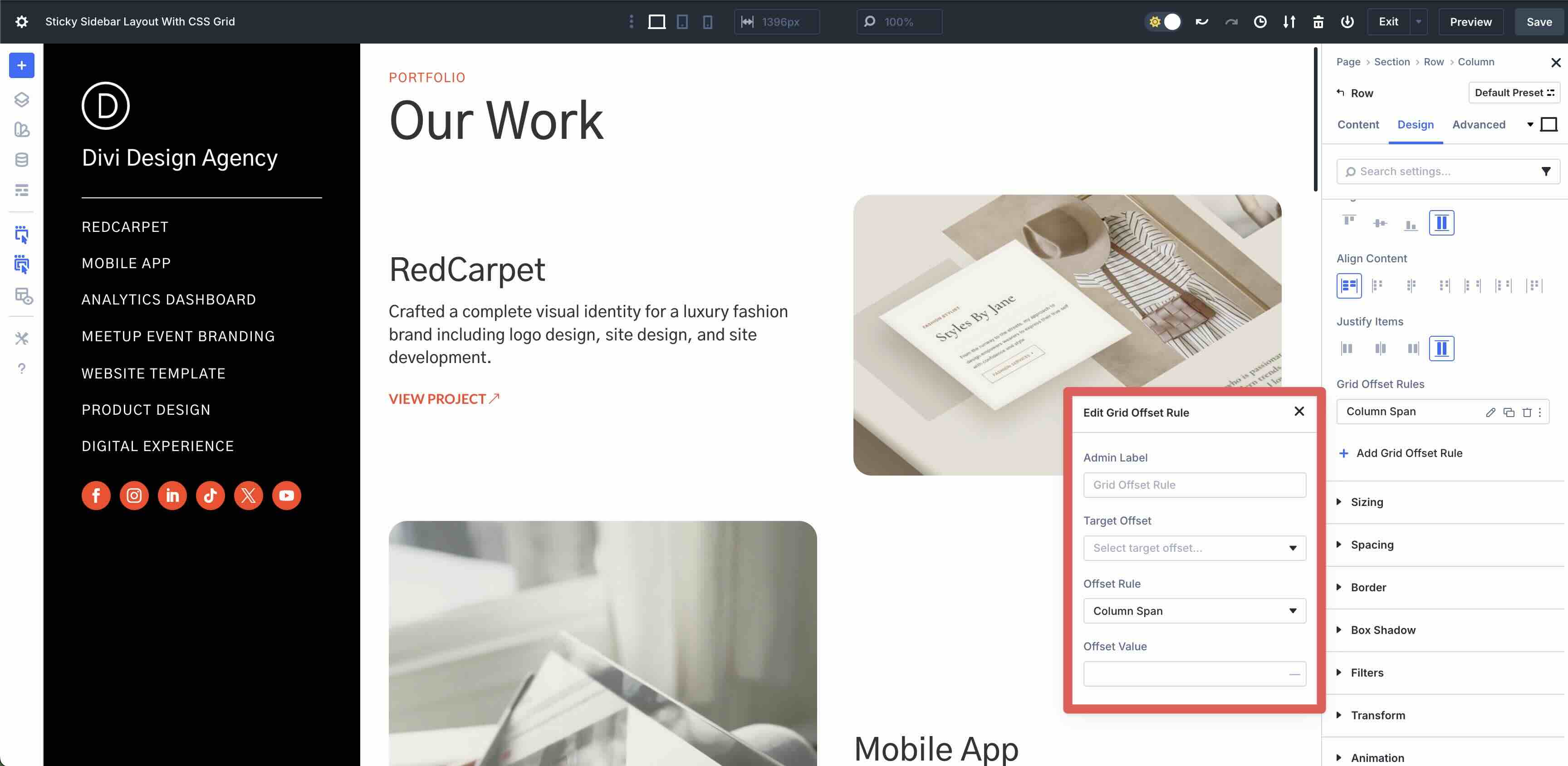 Sticky Sidebar Layout With CSS Grid