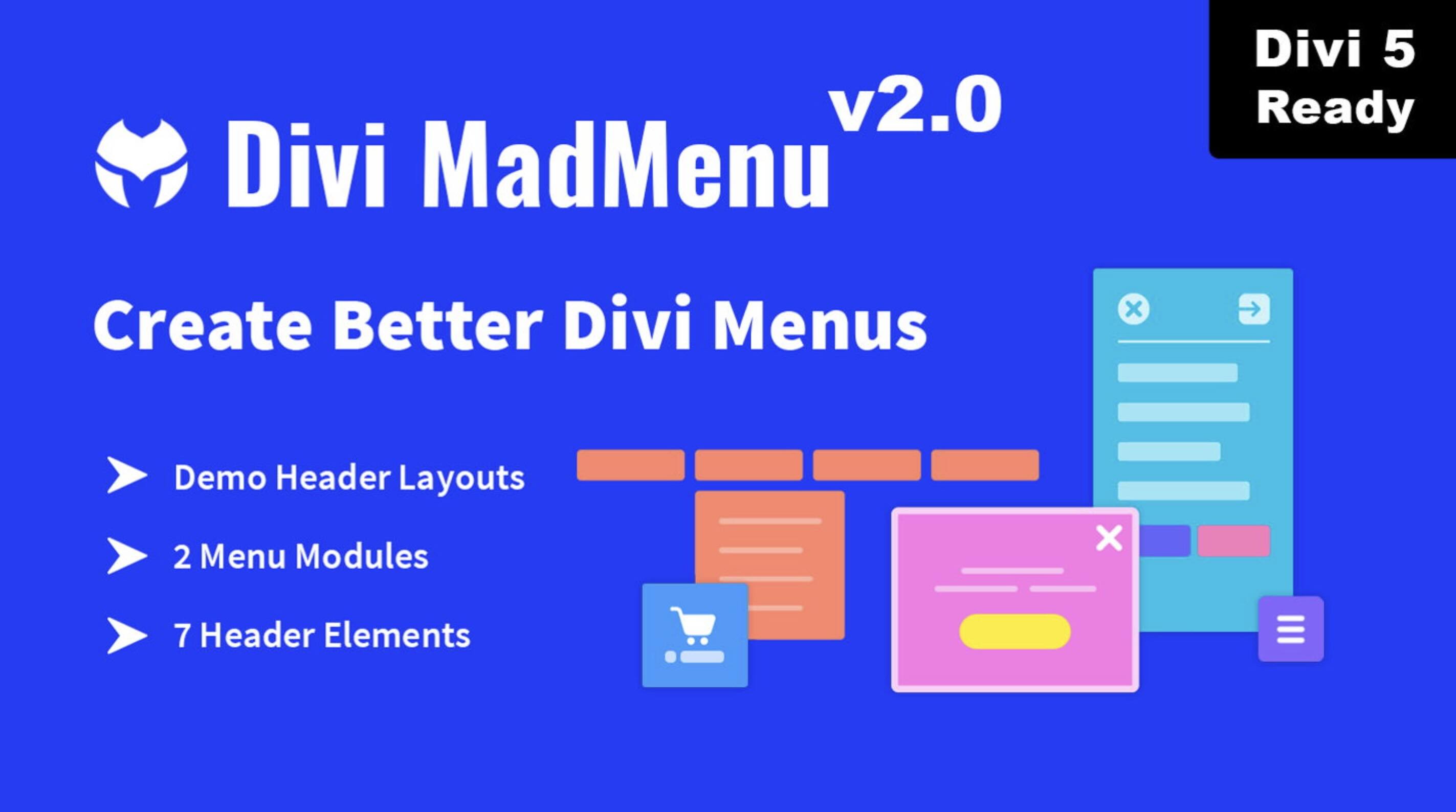 Divi MadMenu