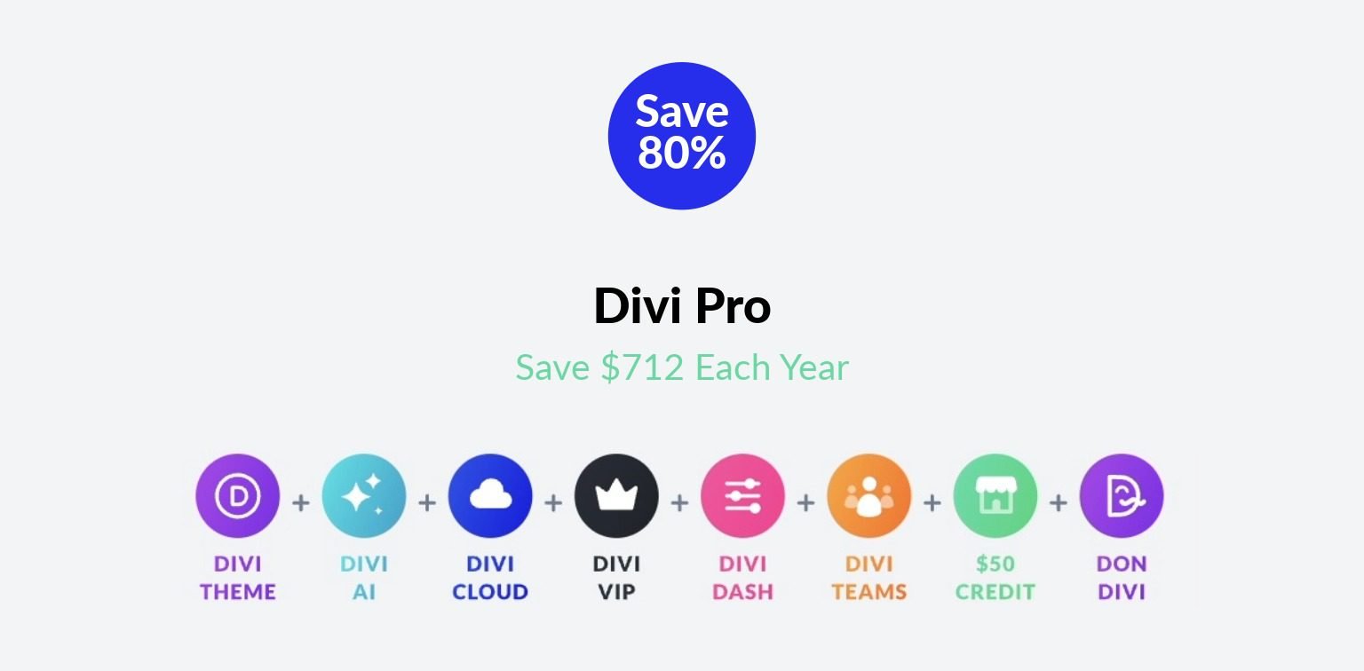 Black Friday Sale Divi Pro