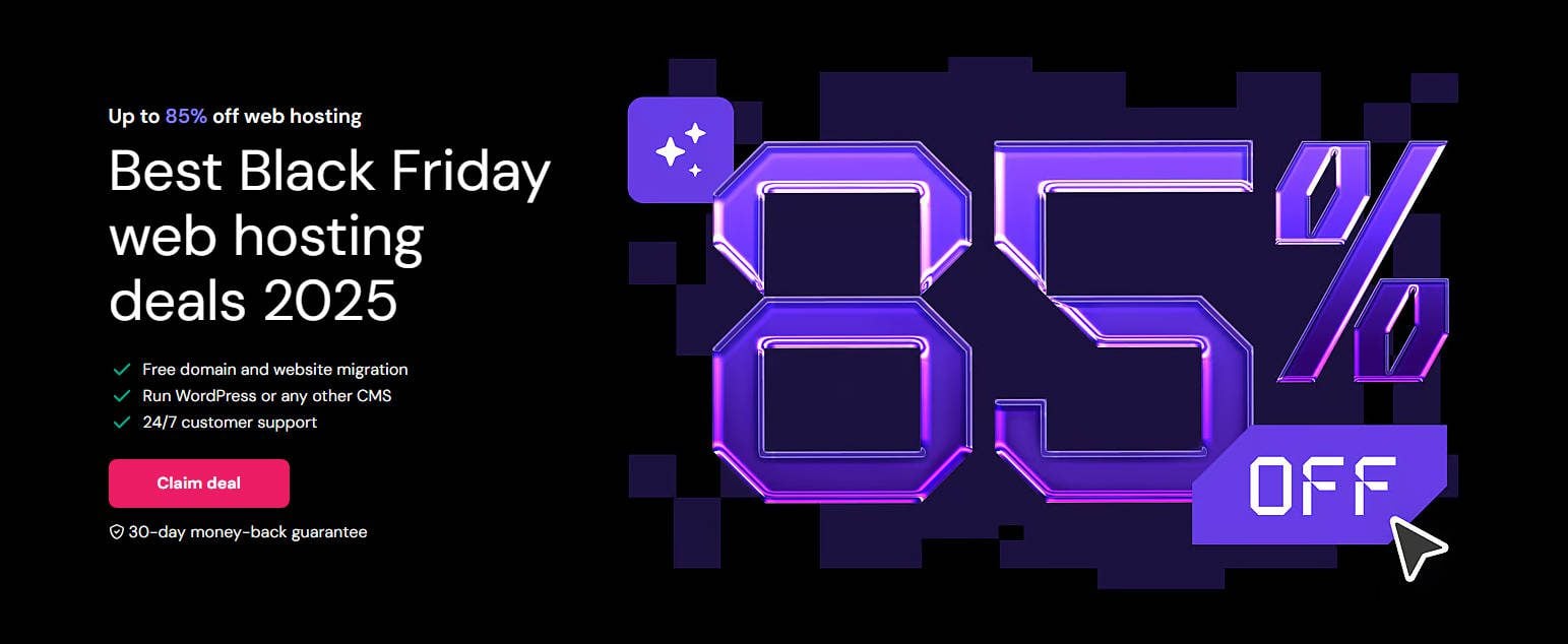 Hostinger 2025 Black Friday