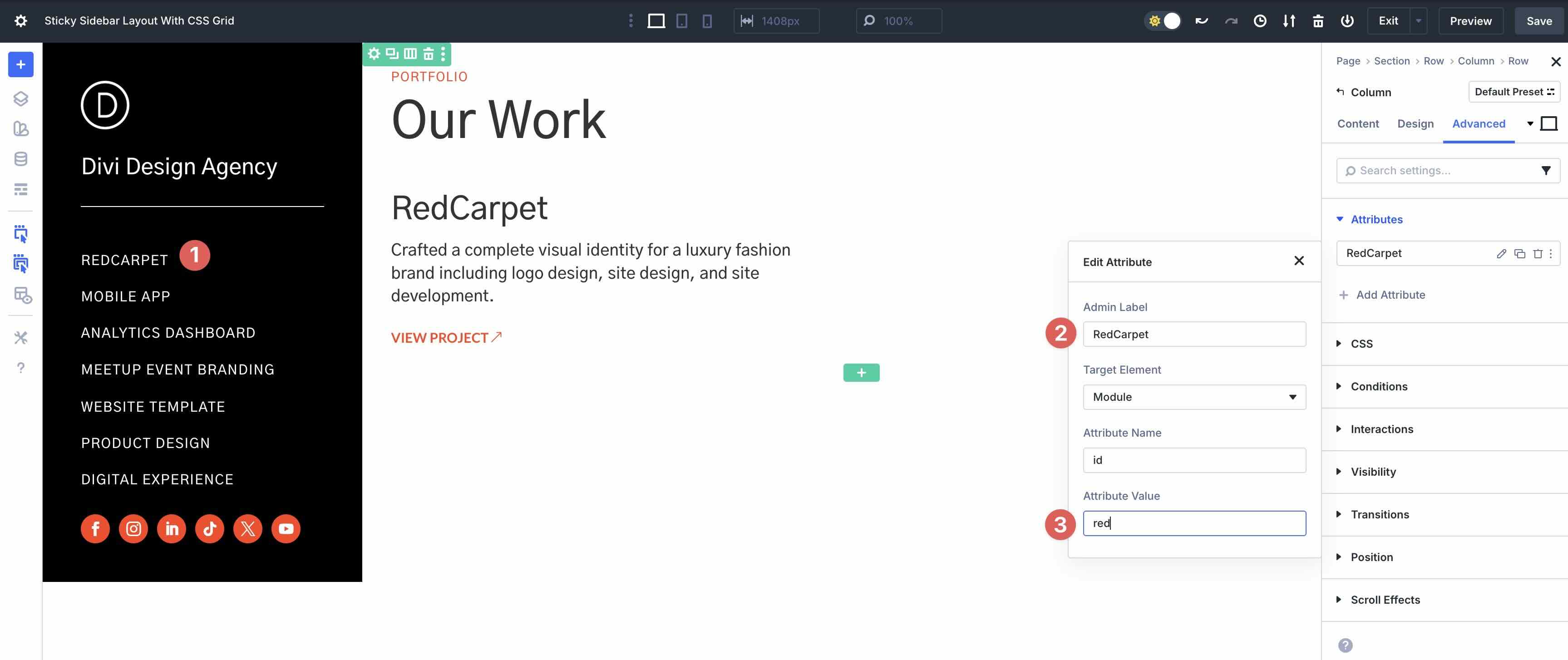 Sticky Sidebar Layout With CSS Grid
