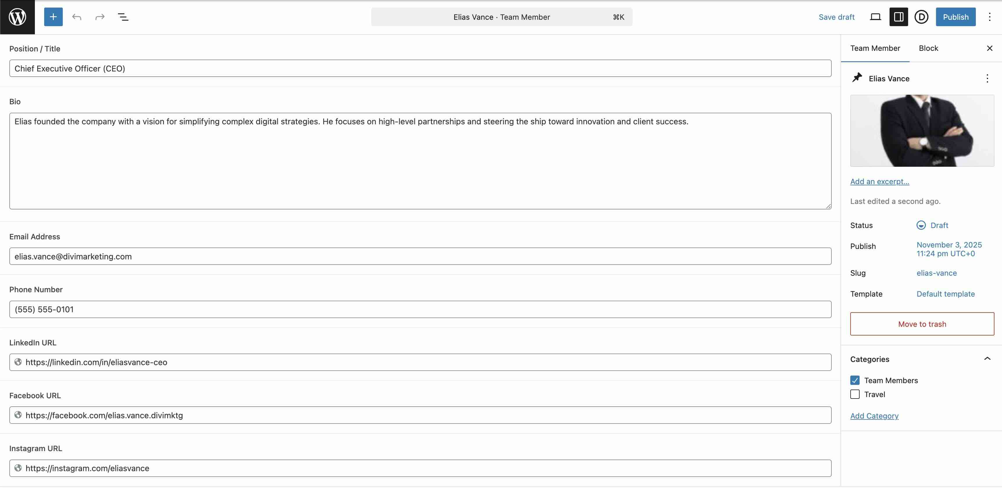 build a team directory using Loop Builder