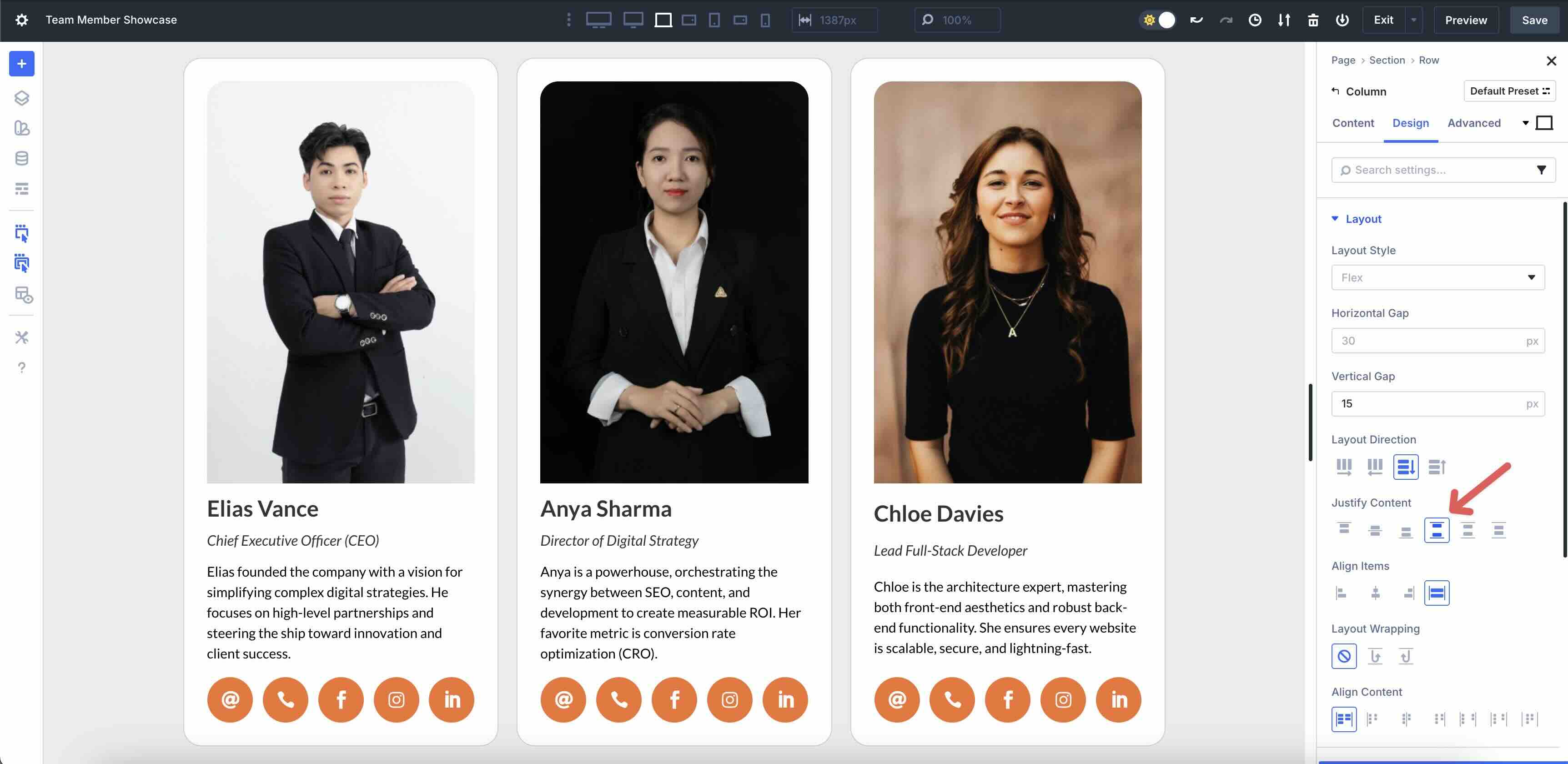 build a team directory using Loop Builder