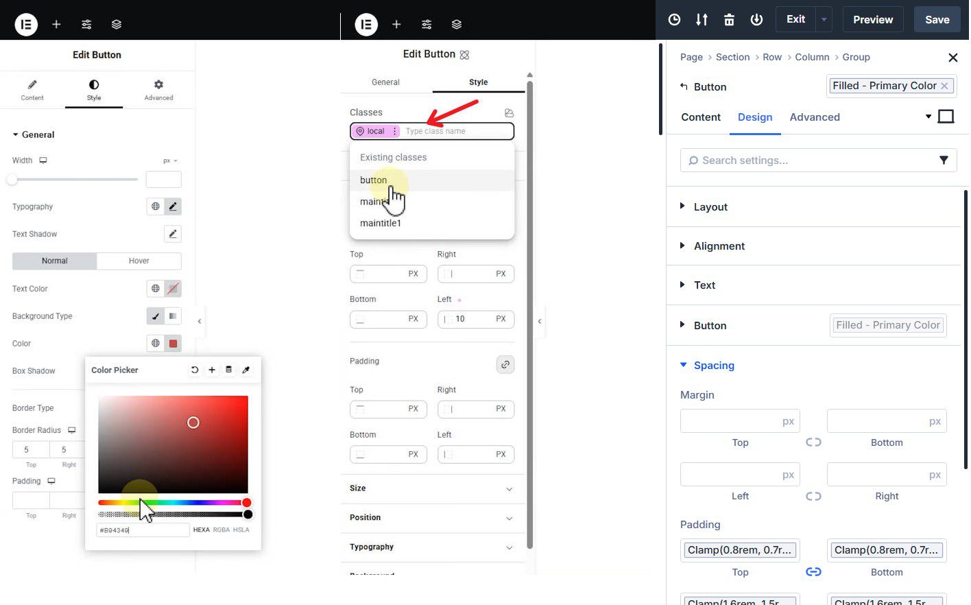 Elementor V3 vs V4 vs Divi 5 UI