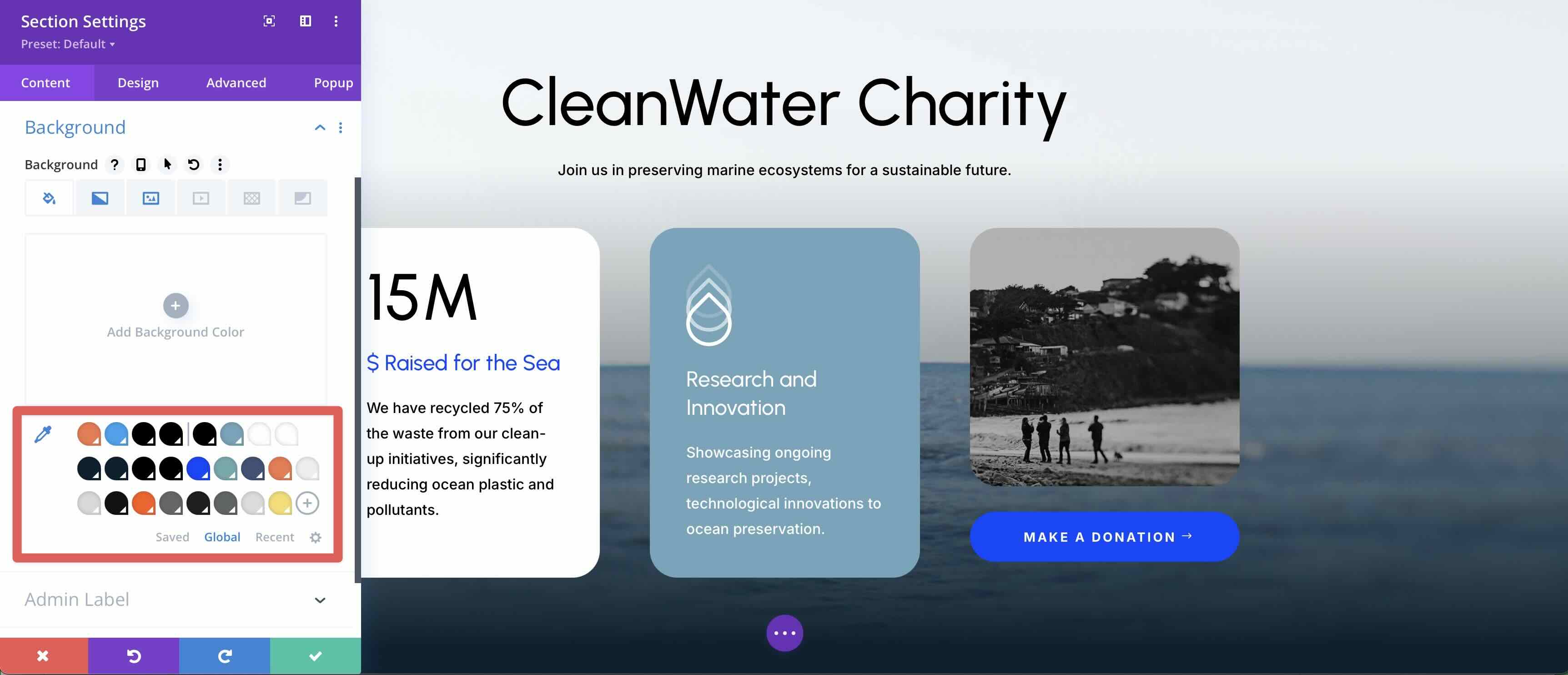 Divi 5 global colors