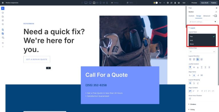 Using Divi 5's Flexbox Layout System For Responsive Web Design