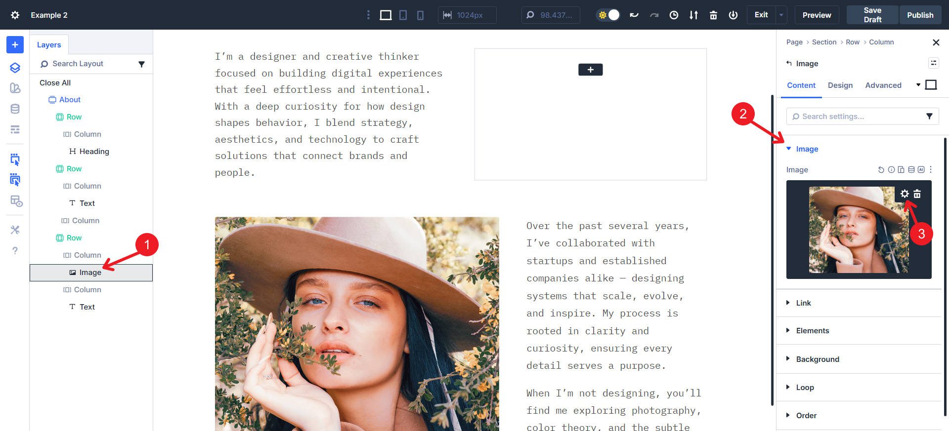 replace image in the layout