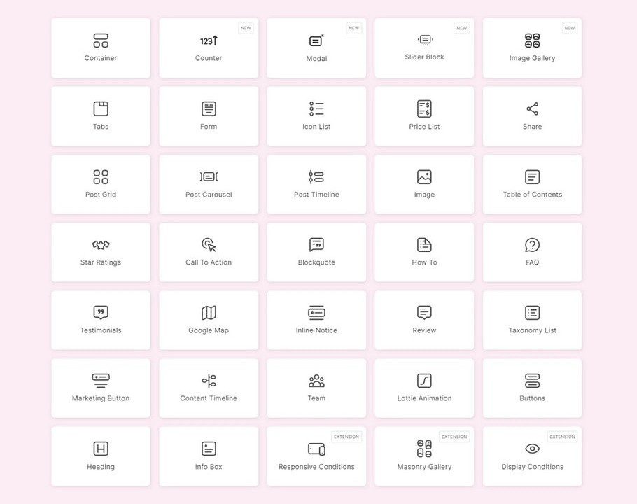 5 Best WordPress Page Builders in 2026 (Expert Picks) 15 Some Available Spectra Blocks to Build With
