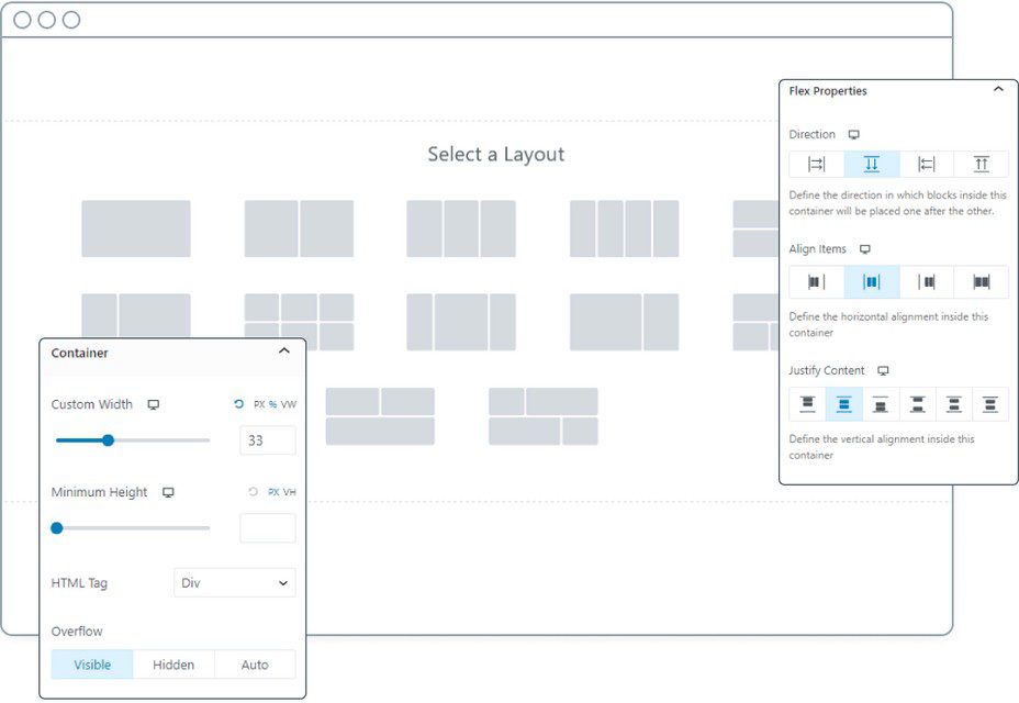5 Best WordPress Page Builders in 2026 (Expert Picks) 14 Spectra Flexbox Container Options