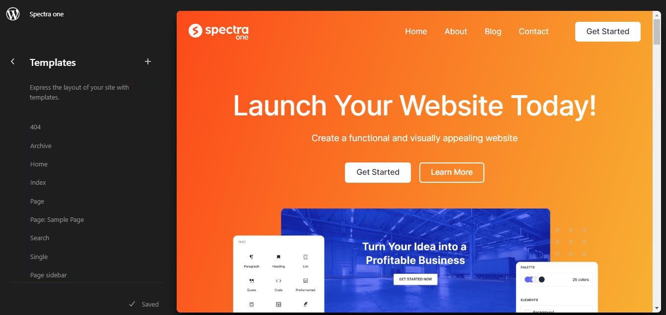 5 Best WordPress Page Builders in 2026 (Expert Picks) 13 Spectra One FSE Theme Templates
