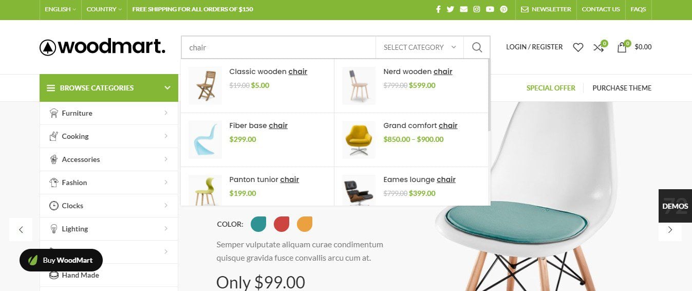 WoodMart AJAX Search