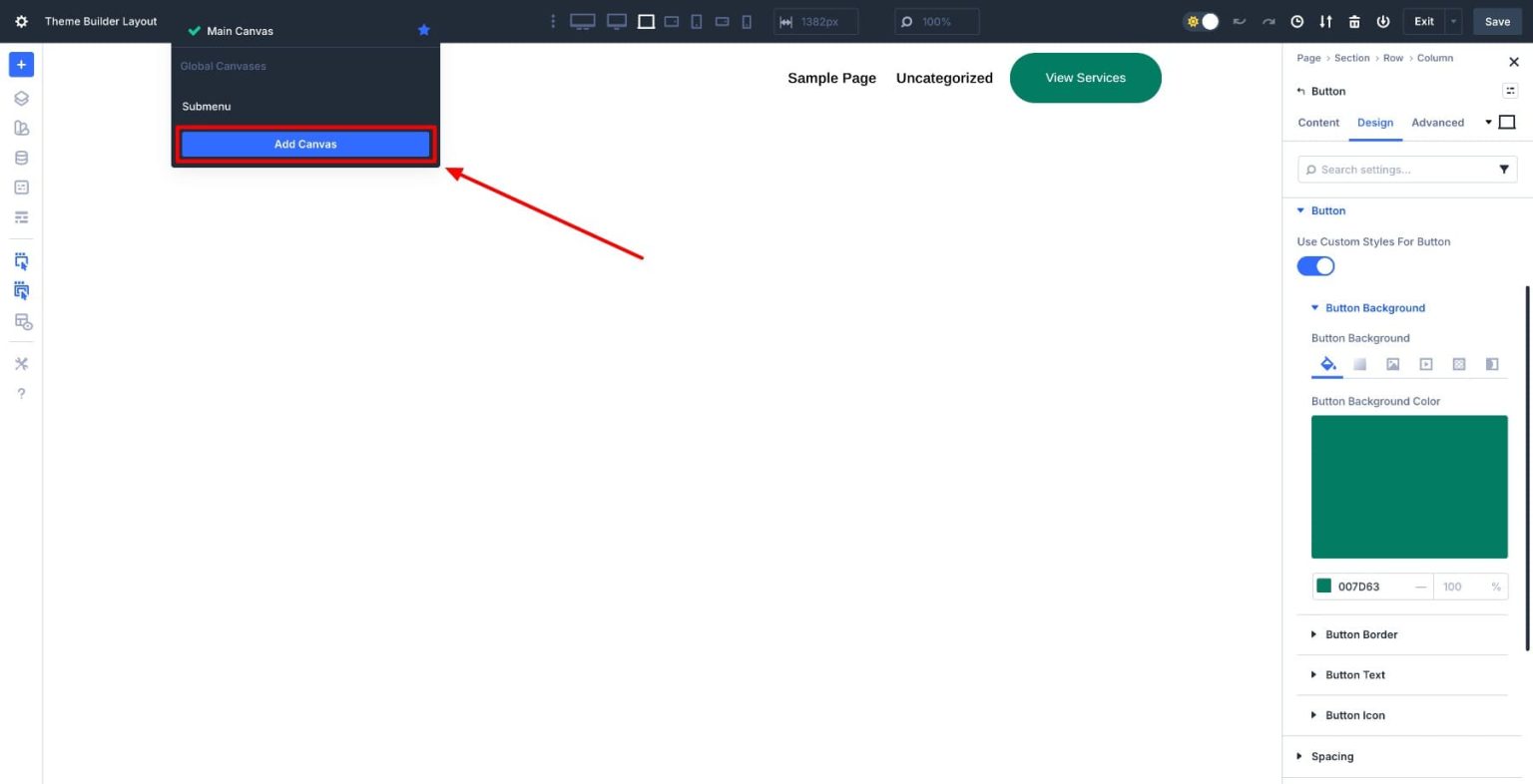 How To Create An Off Canvas Services Popup In Divi 5