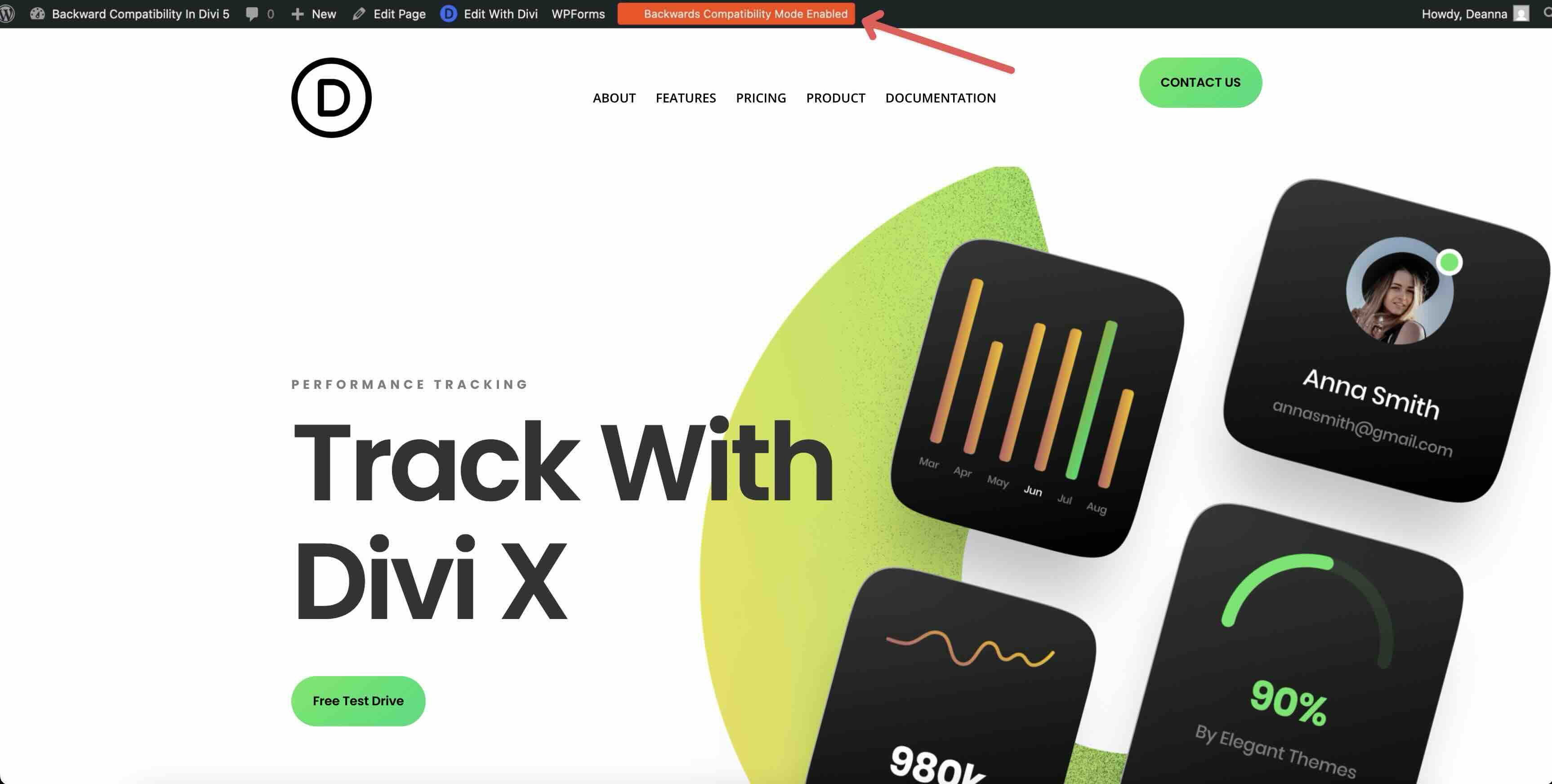 backwards compatibility mode enabled