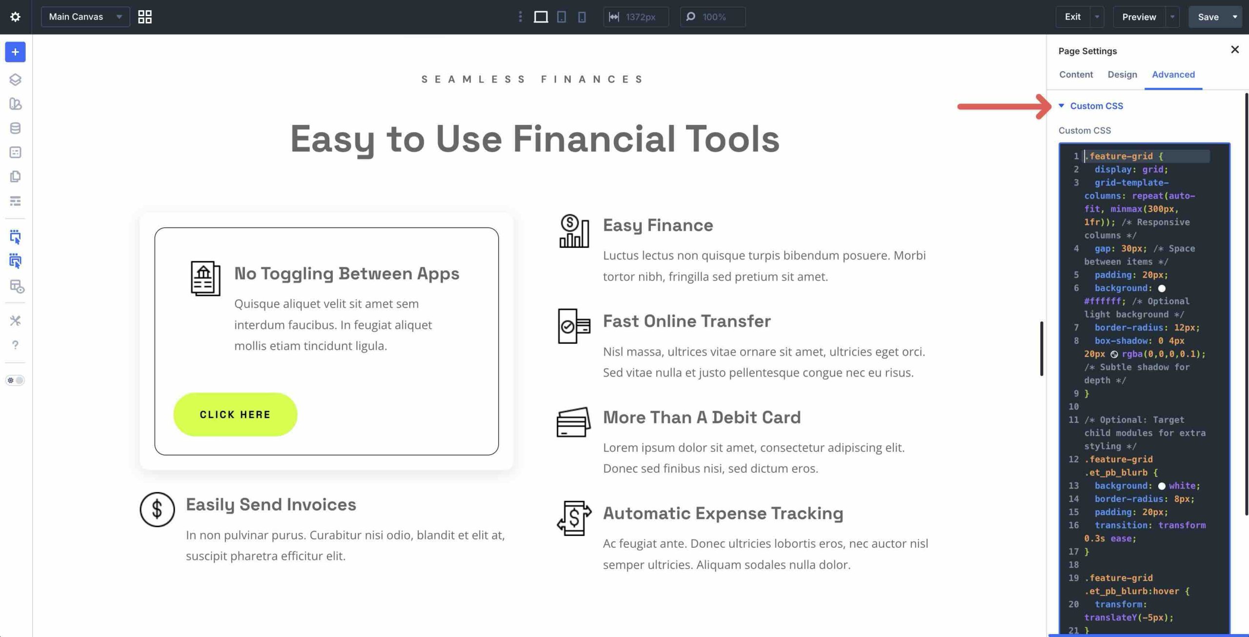Using custom code in Divi 5