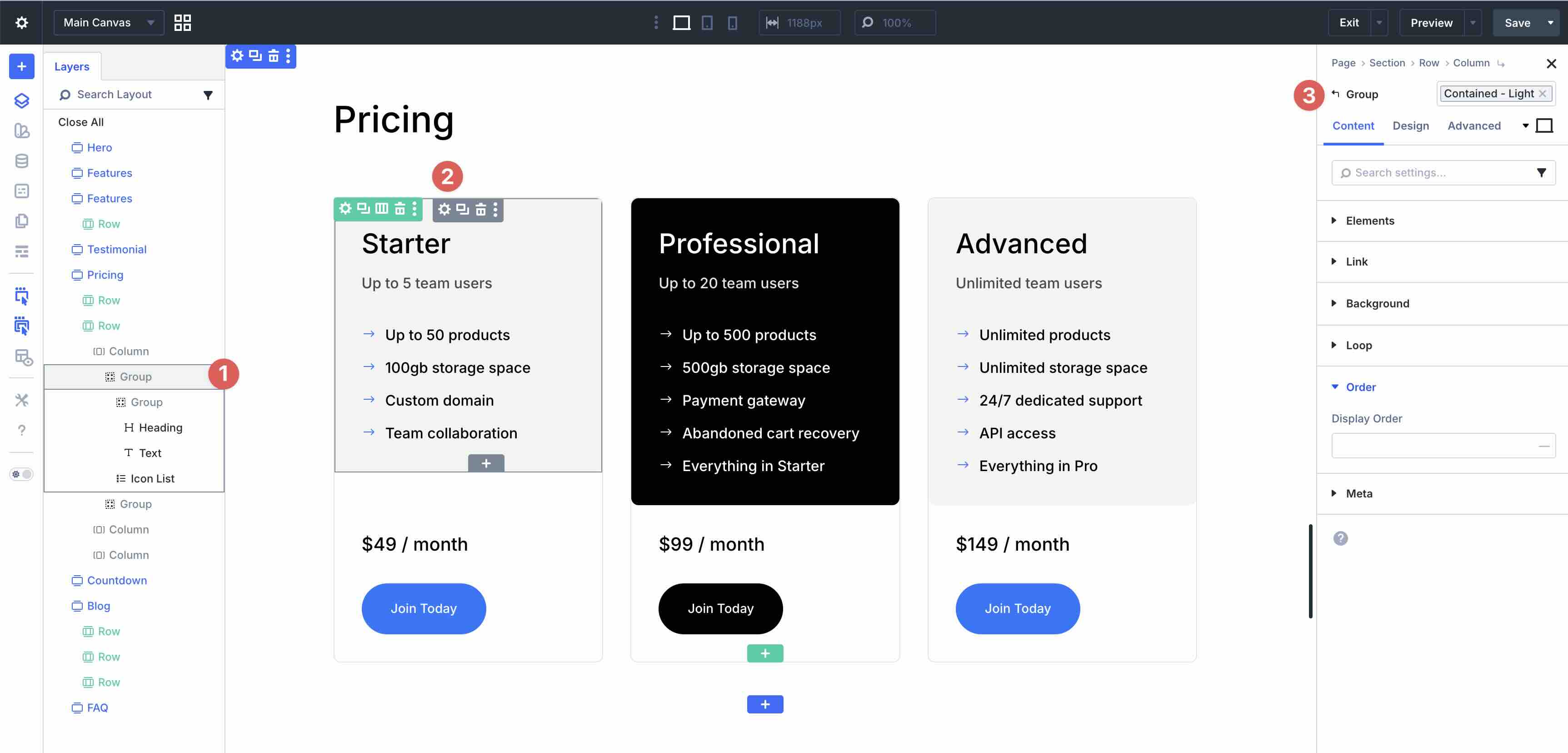 module groups in divi 5