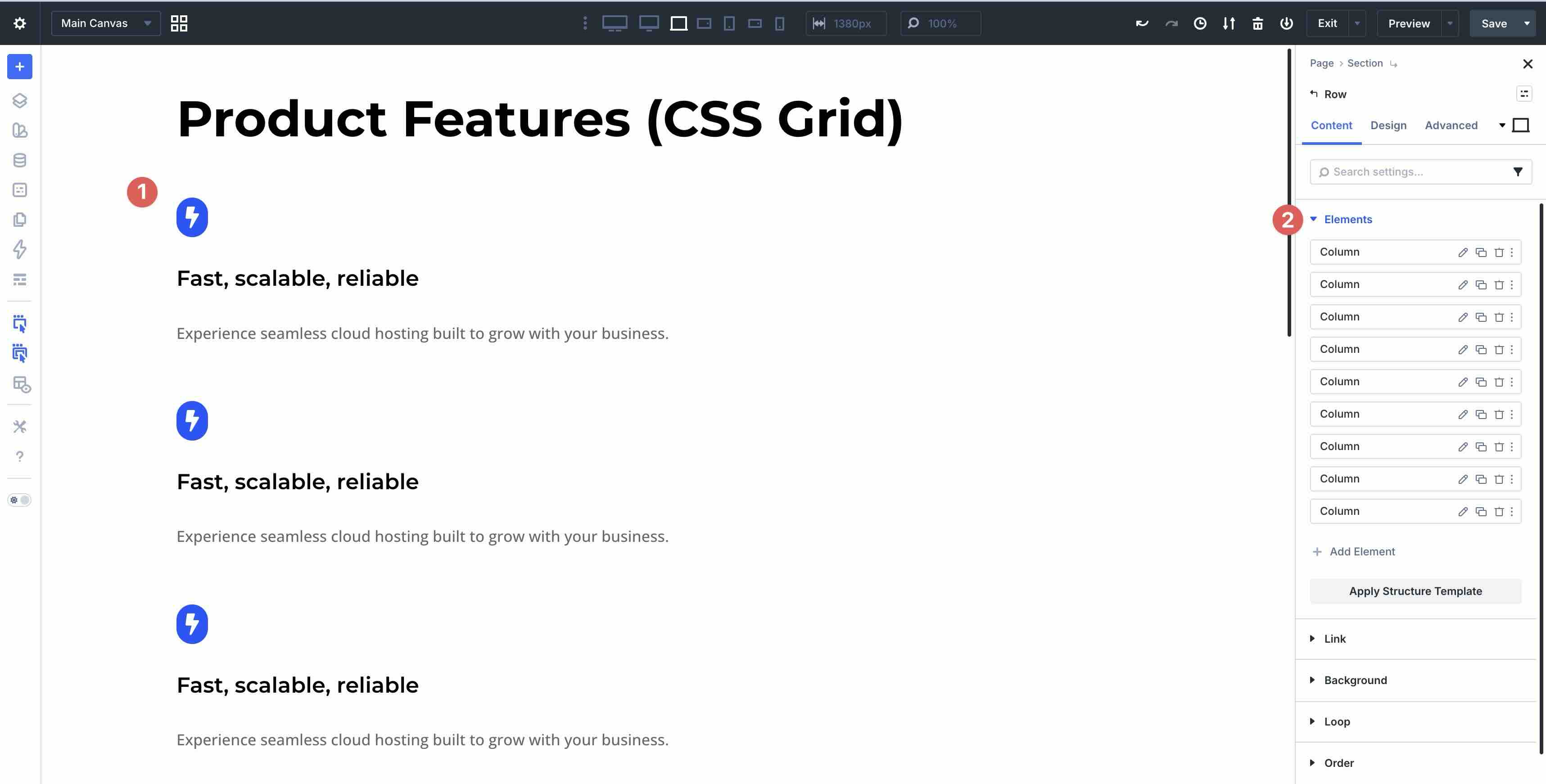 multi-column rows with CSS Grid in Divi 5