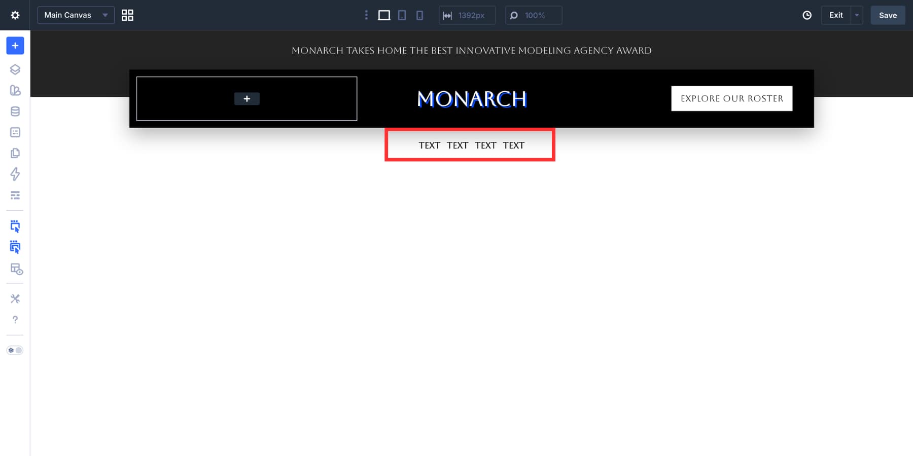 Duplicated Link modules for a custom Divi 5 menu
