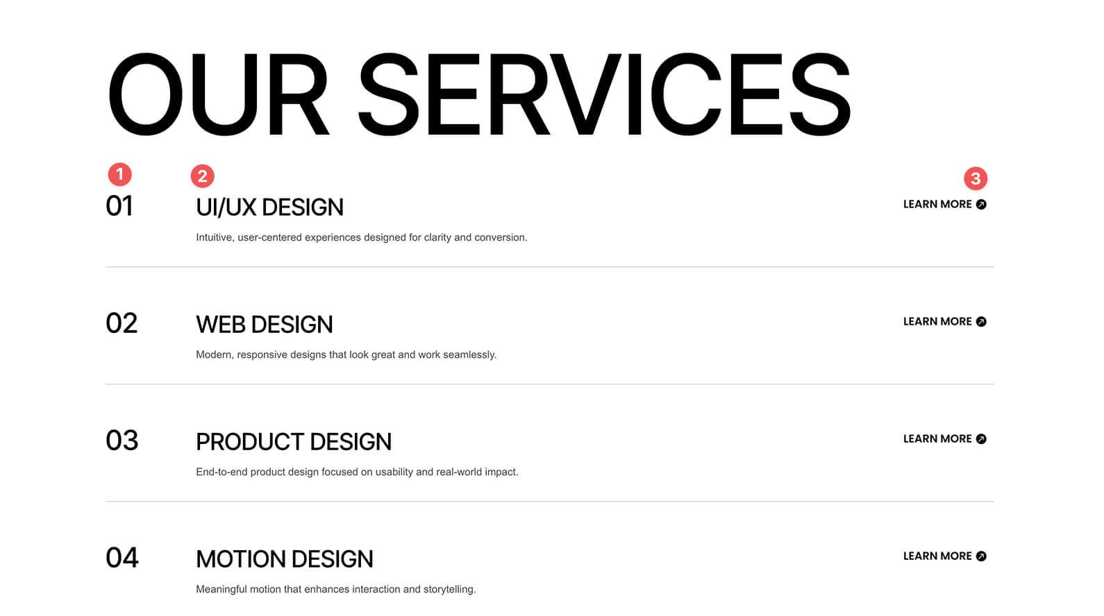 Large List Sections For Divi 5