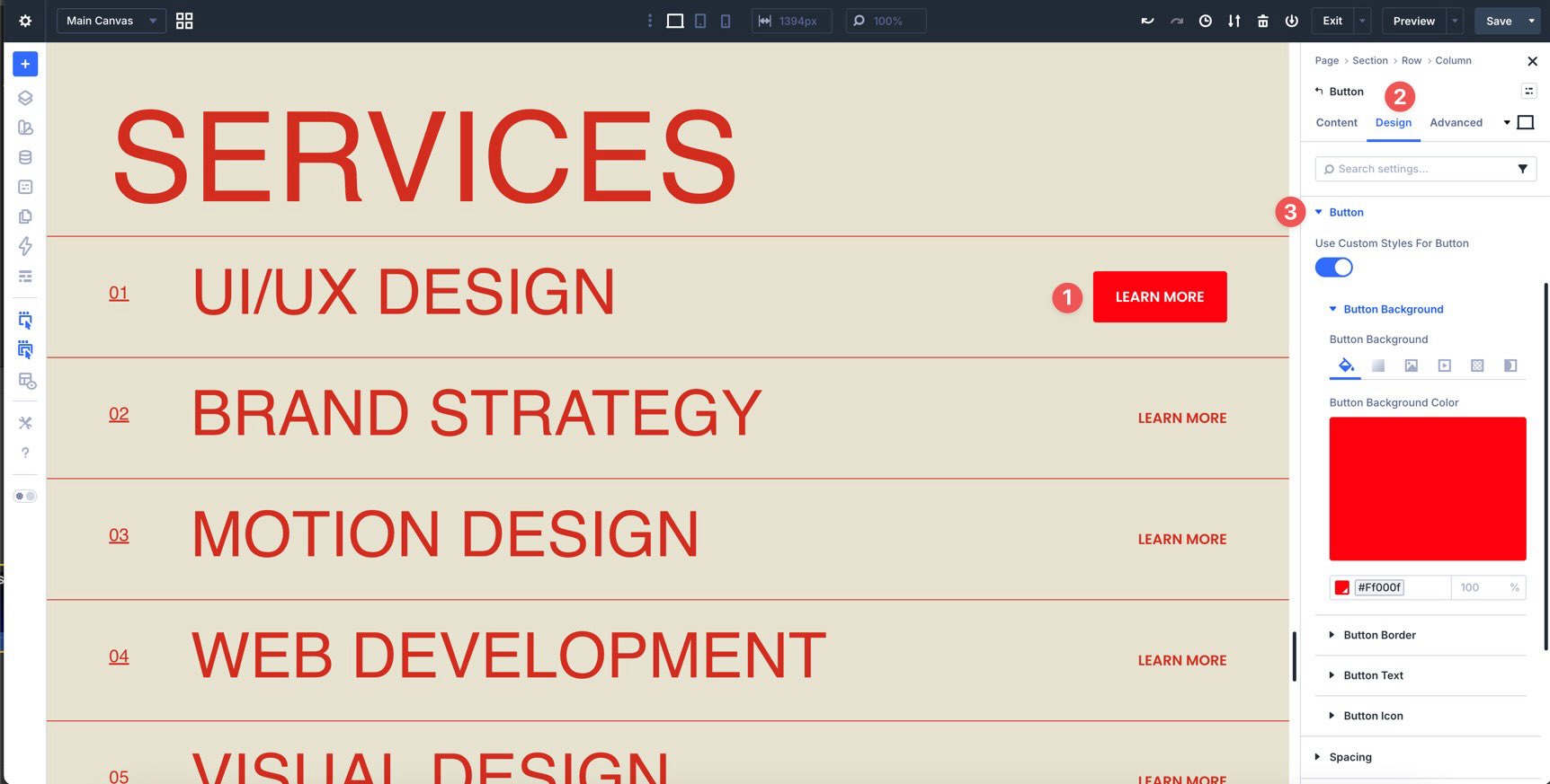 Large List Sections For Divi 5