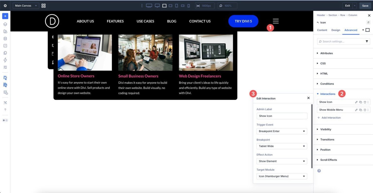 Interaction Menu Sem Development How To Build Mega Menus With Divi 5’s Dropdown Module