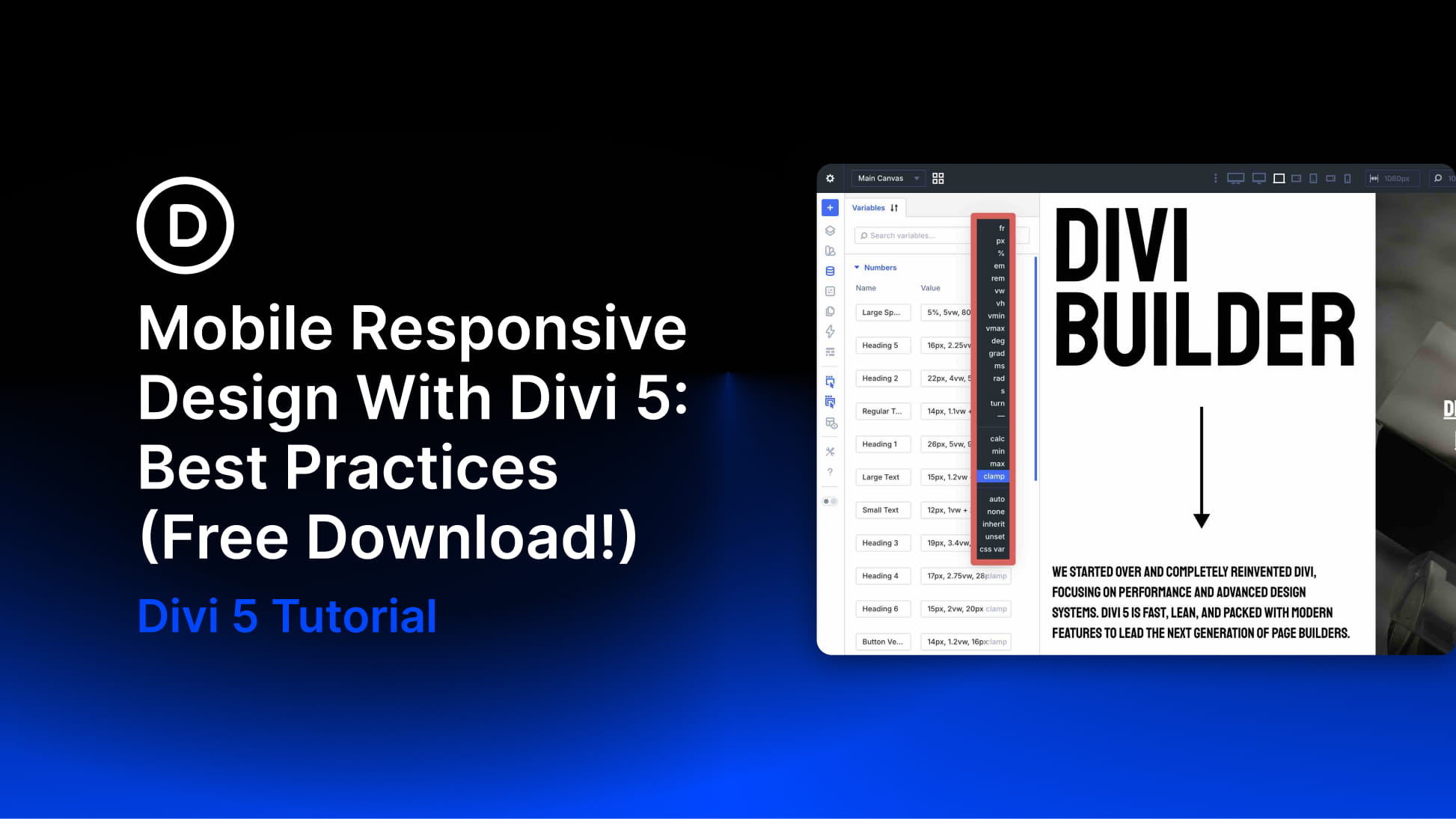 Mobile Responsive Design With Divi 5: Best Practices (Free Download!)