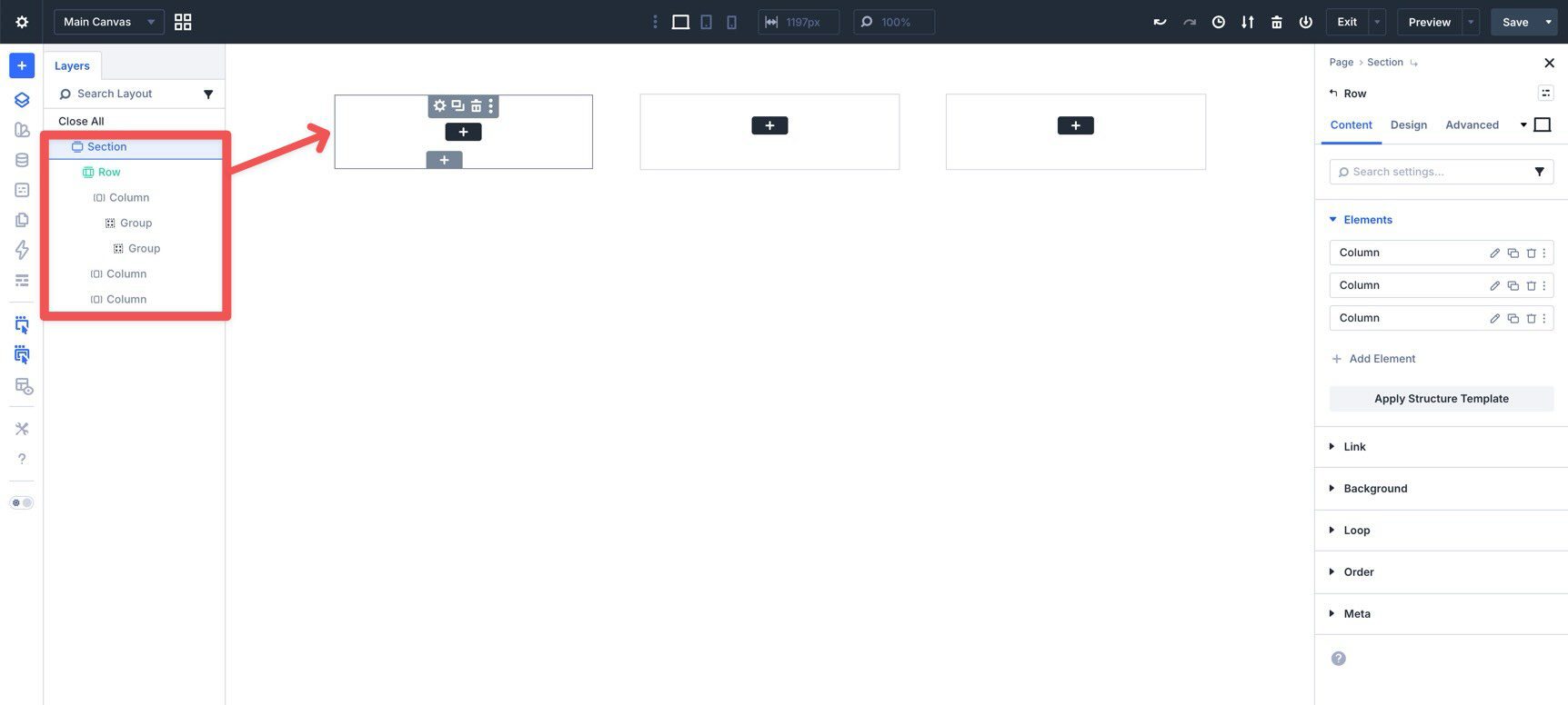 Nested Groups in Divi 5