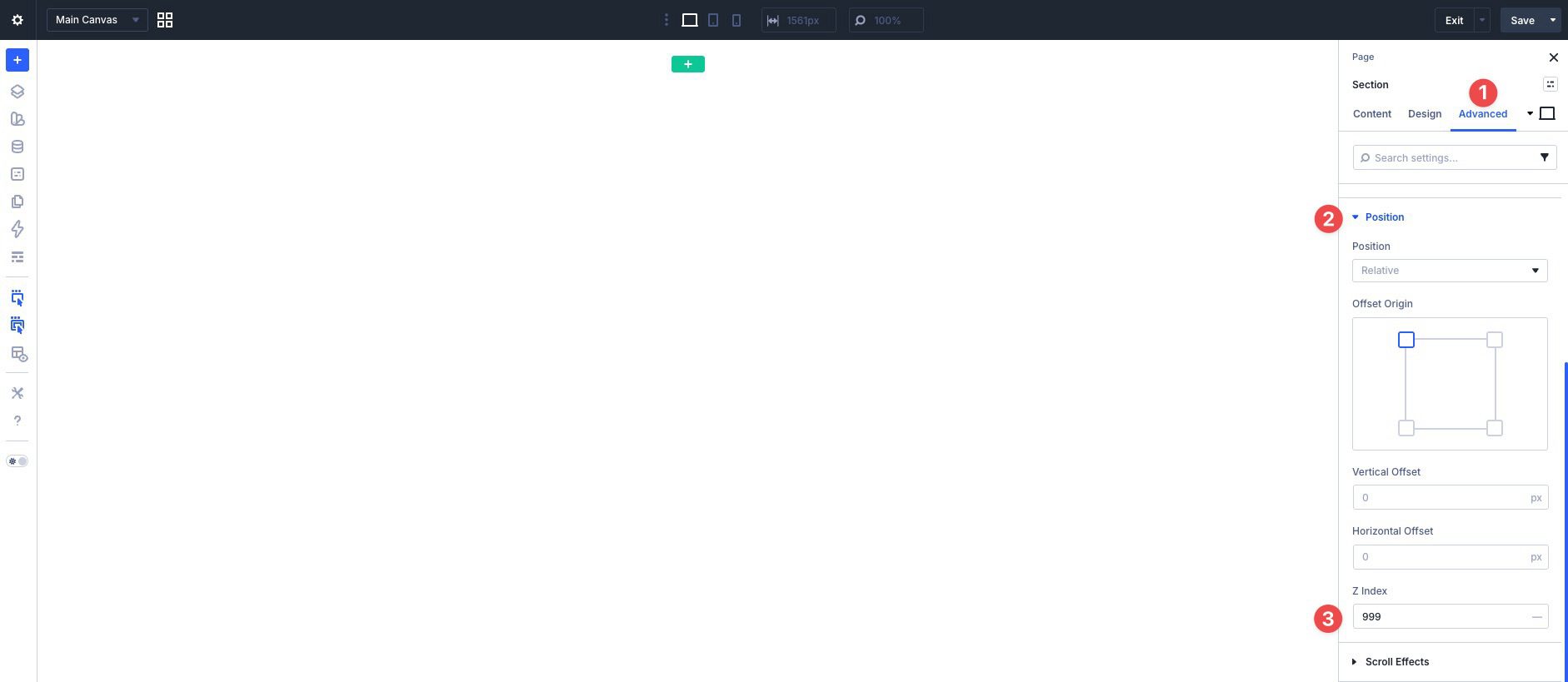 Setting z-index in Divi 5