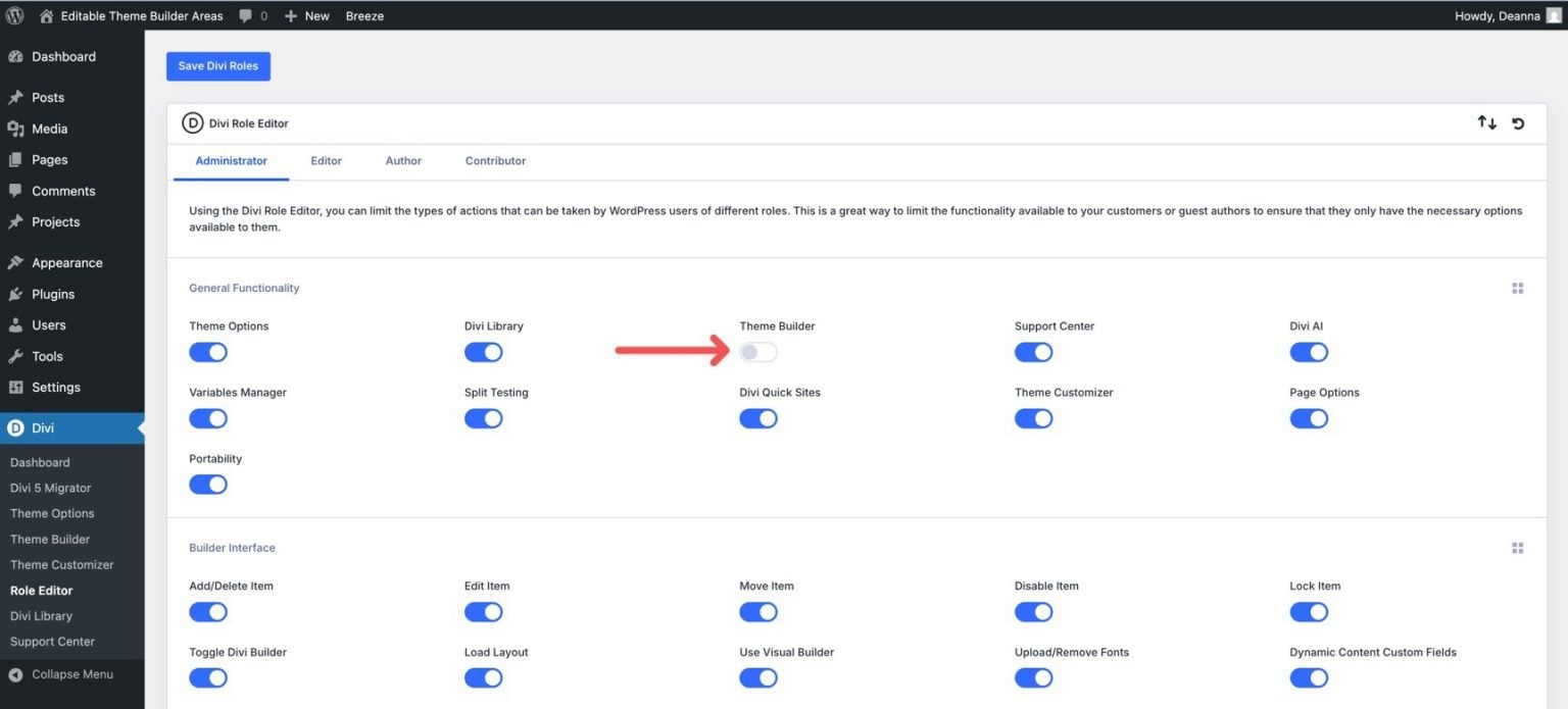 Everything You Need To Know About Editable Theme Builder Areas In Divi 5