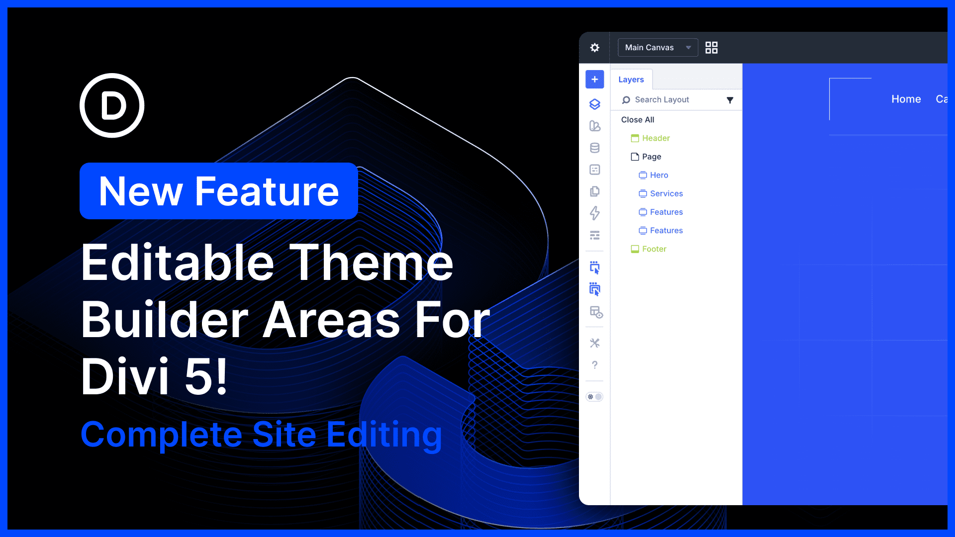 Editable Theme Builder Areas For Divi 5! (Complete Site Editing)