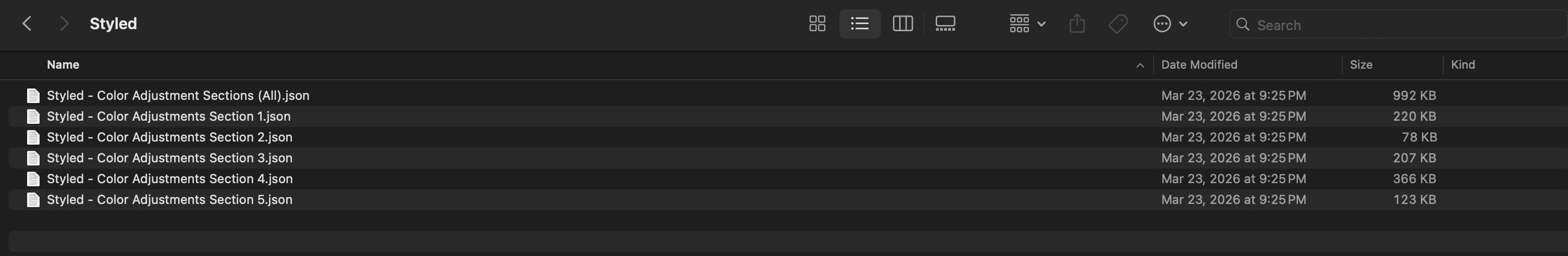 Color Adjustment Sections for Divi 5