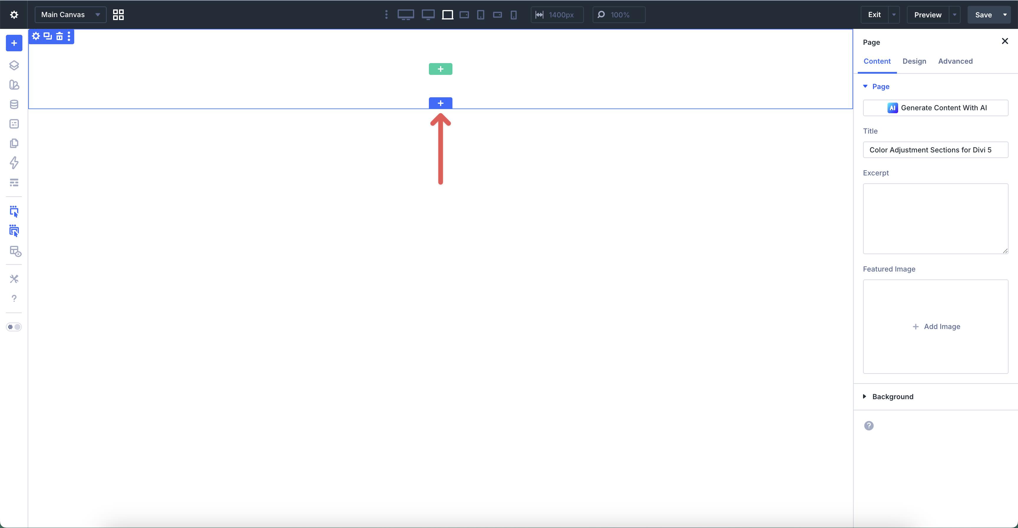 Color Adjustment Sections for Divi 5