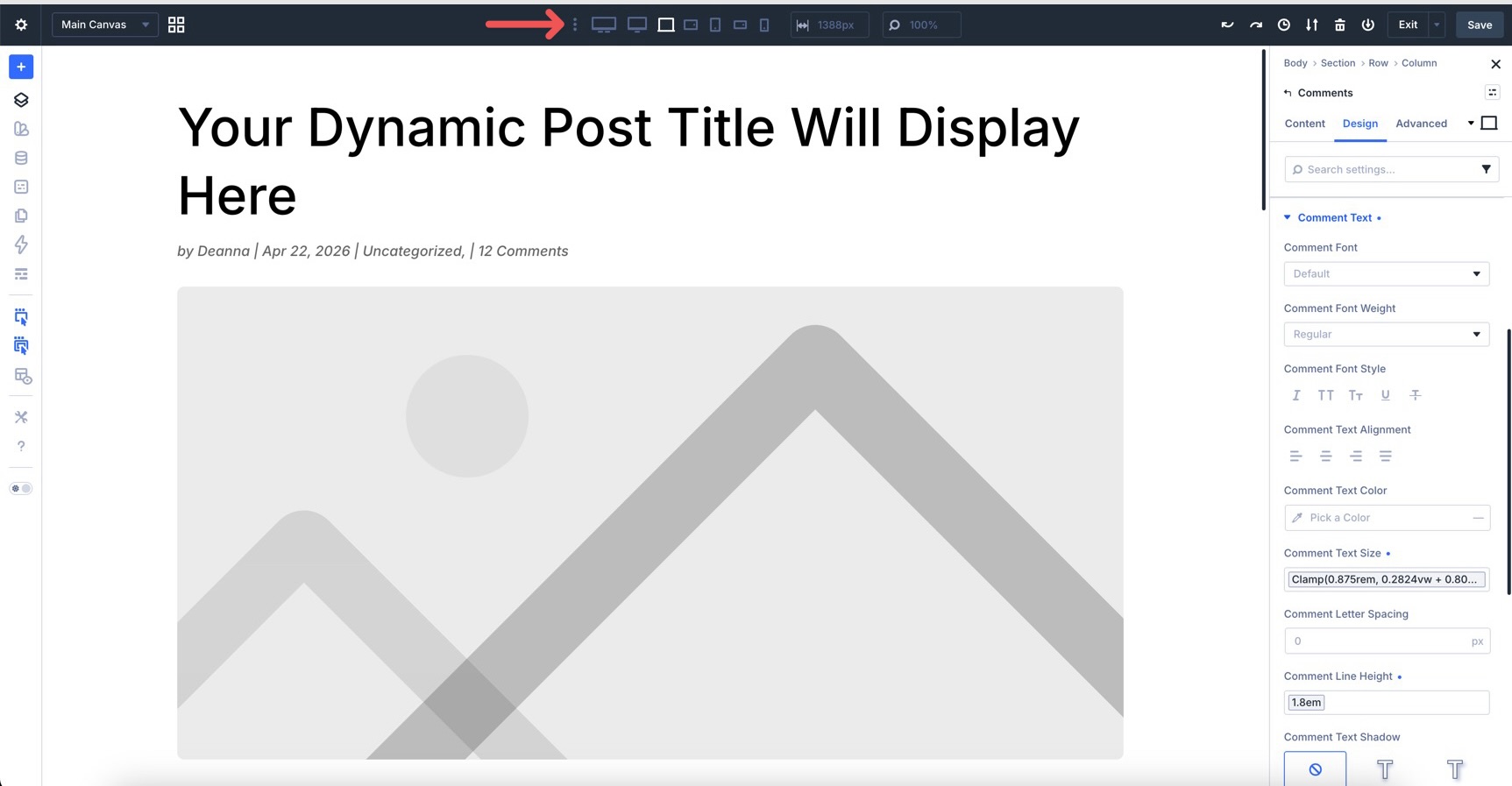 Customizable Responsive Breakpoints in Divi 5