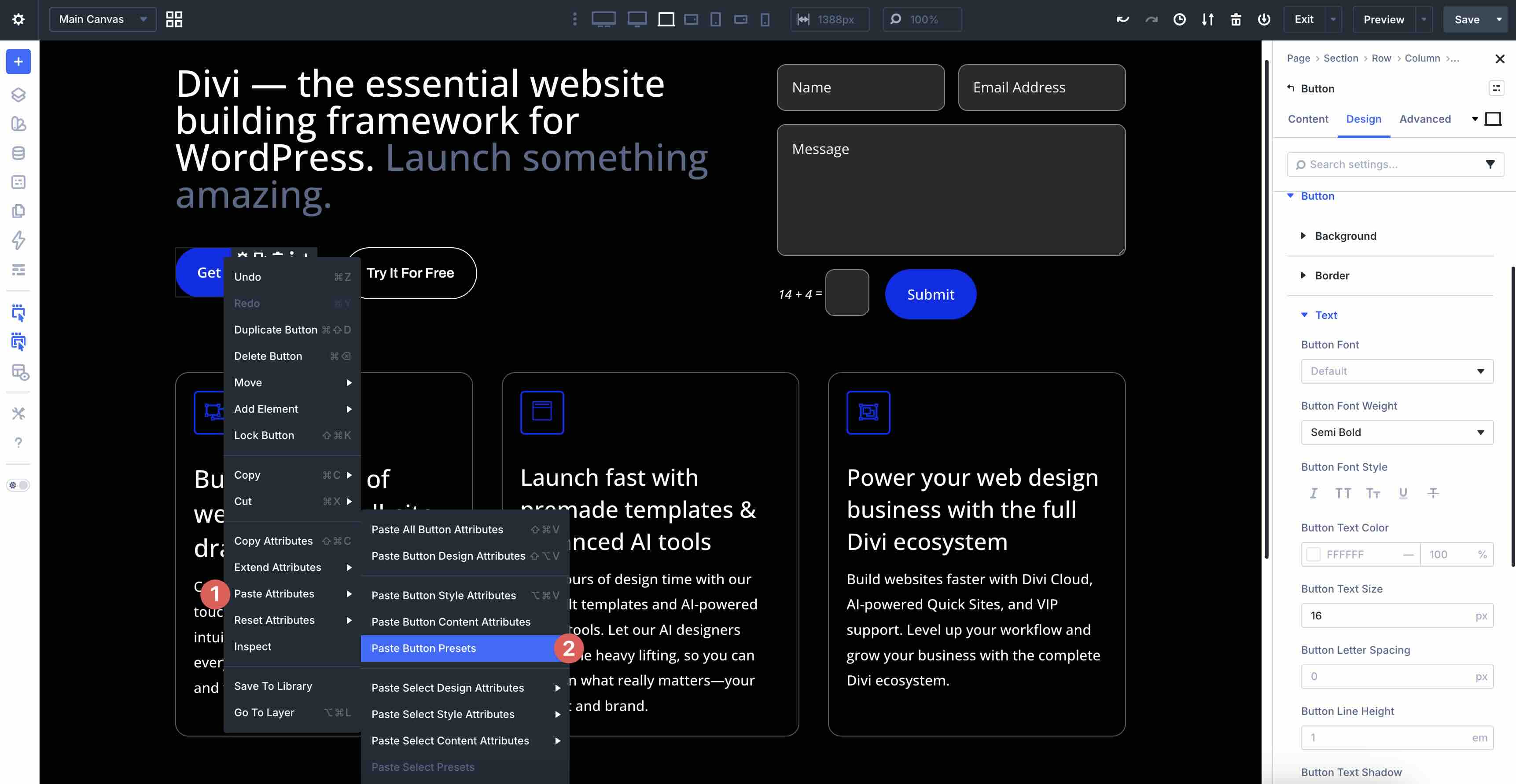 paste presets