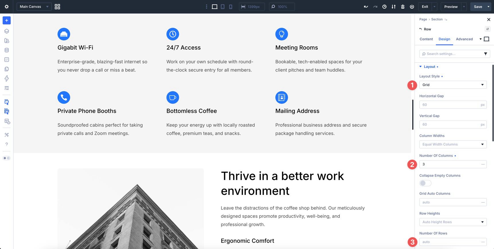 CSS Grid settings in Divi 5