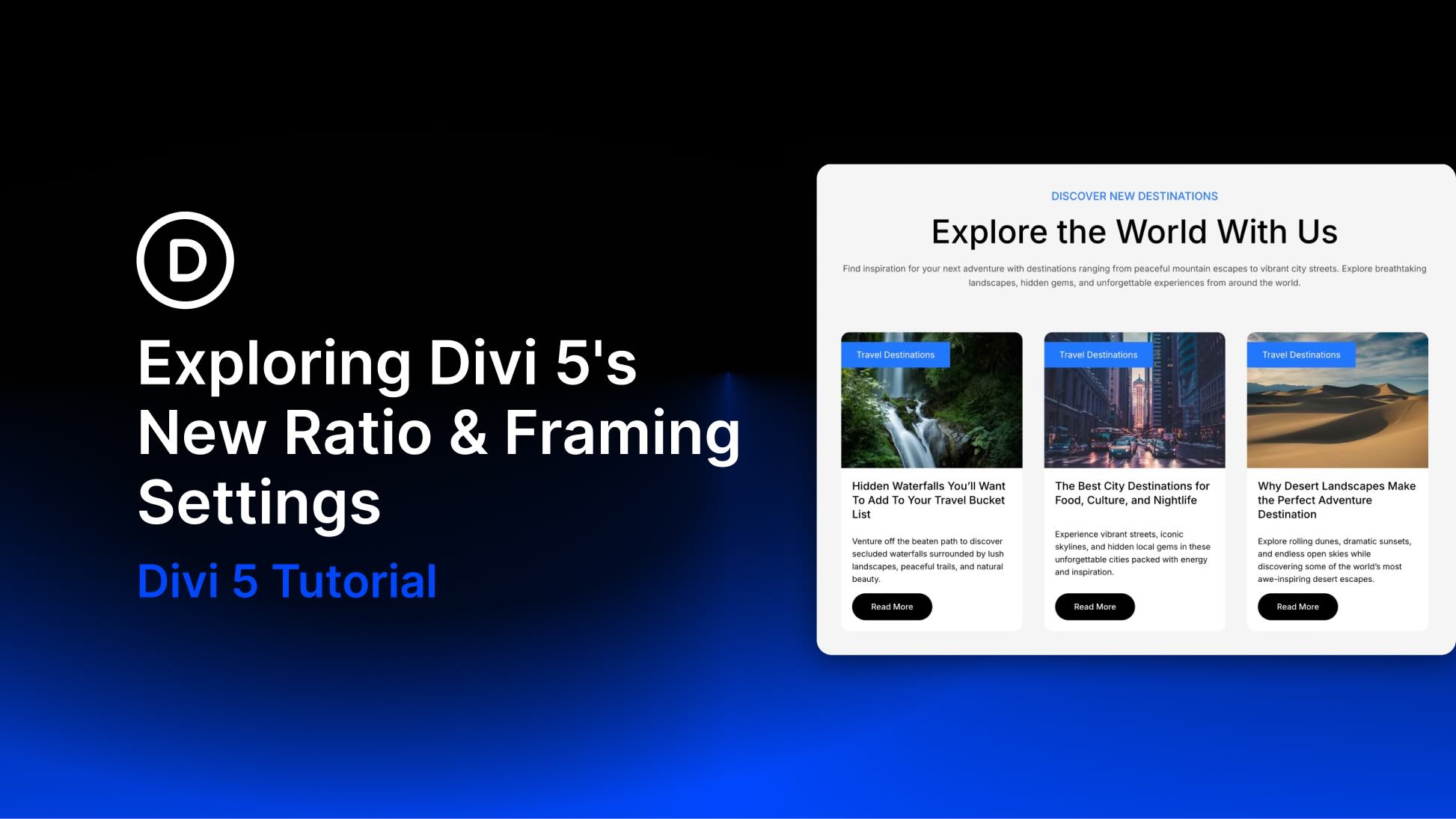 Exploring Divi 5’s New Ratio & Framing Settings