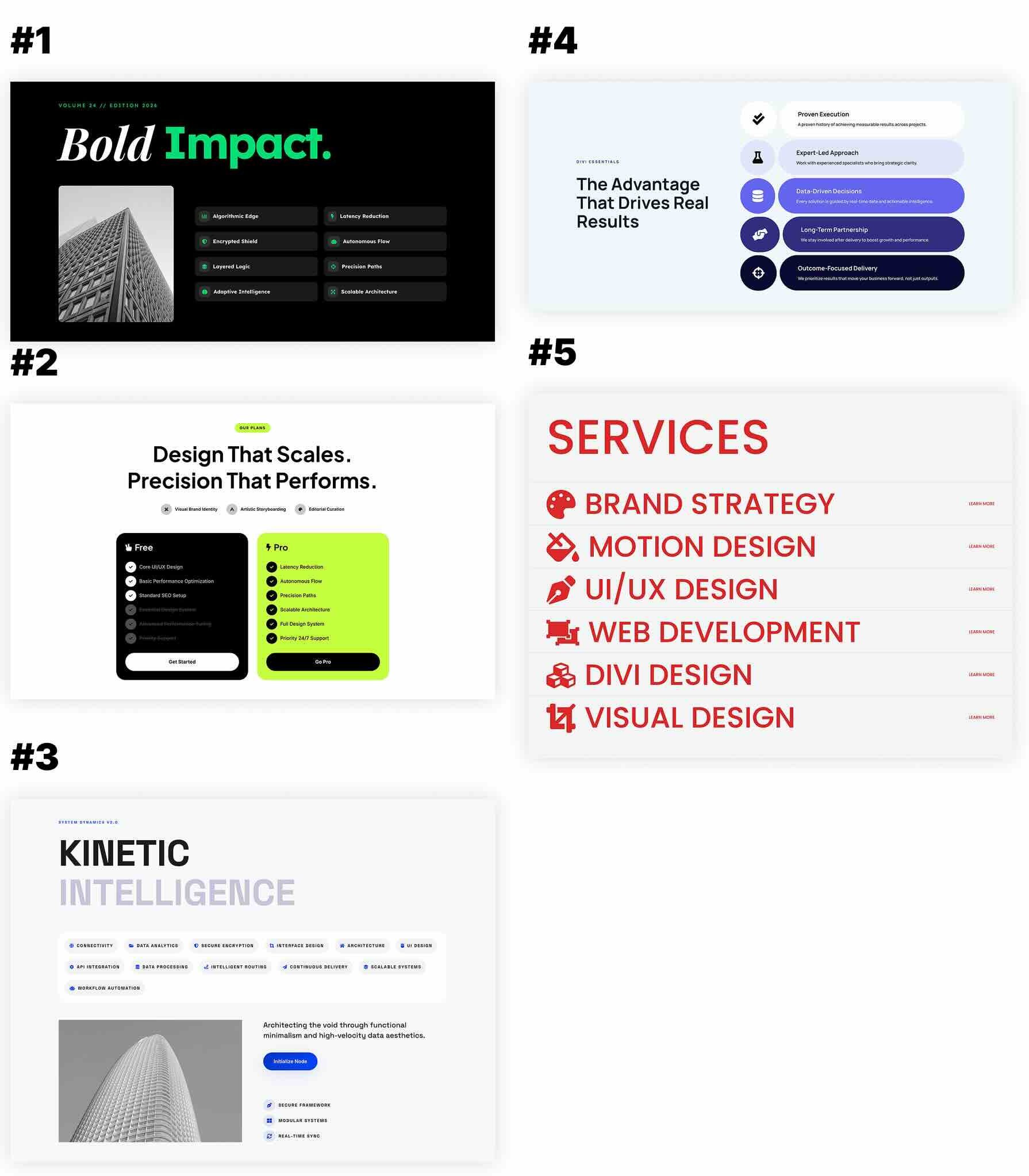 Icon List Sections For Divi 5