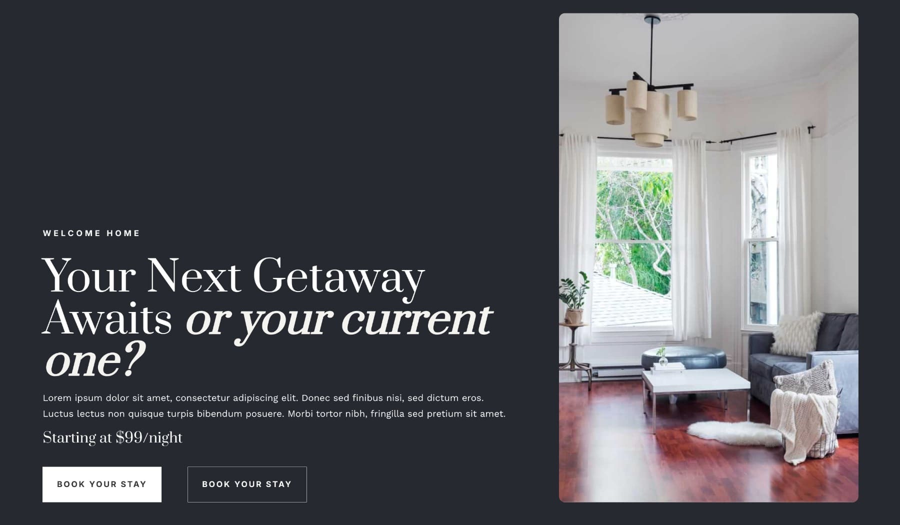 flexbox golden ratio header preview