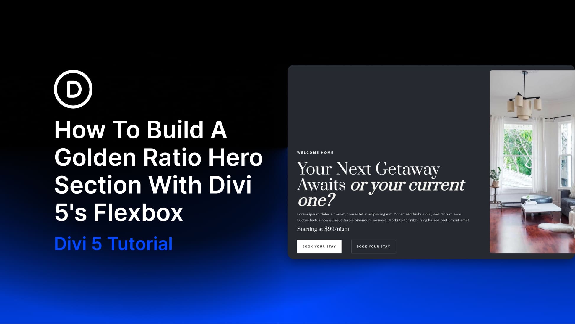 How To Build A Golden Ratio Hero Section With Divi 5’s Flexbox