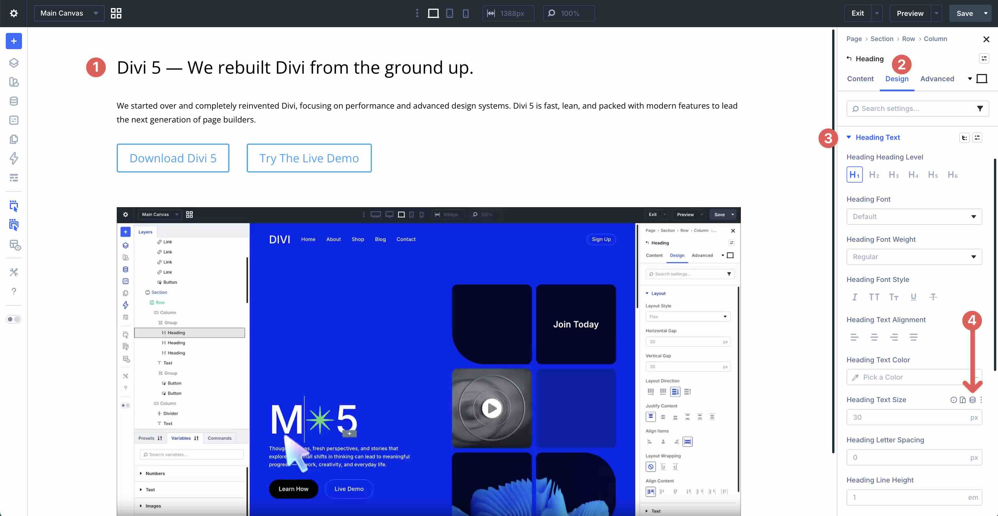 Insert Dynamic Content icon in Divi 5