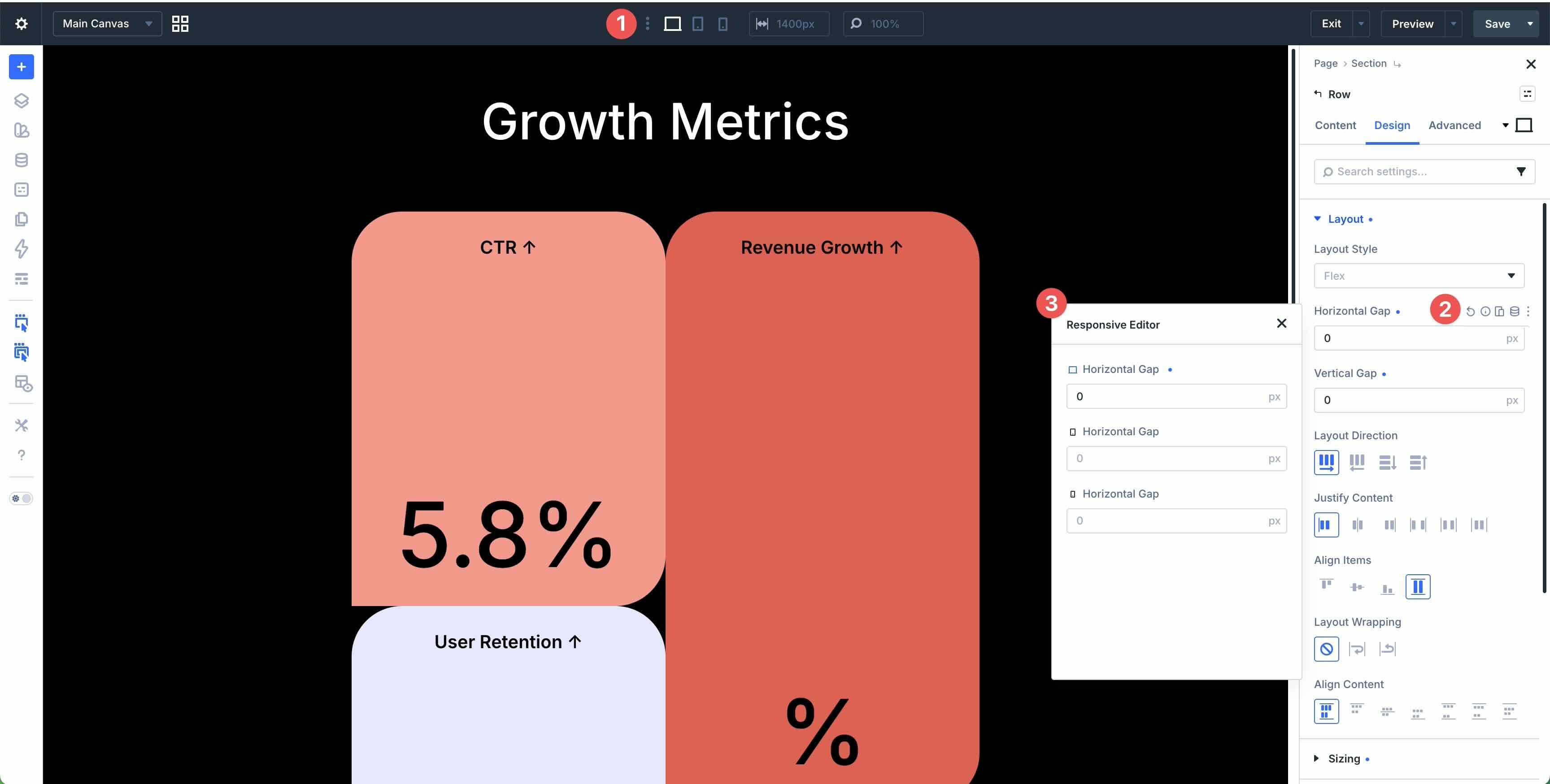Divi 5 responsive editing tools