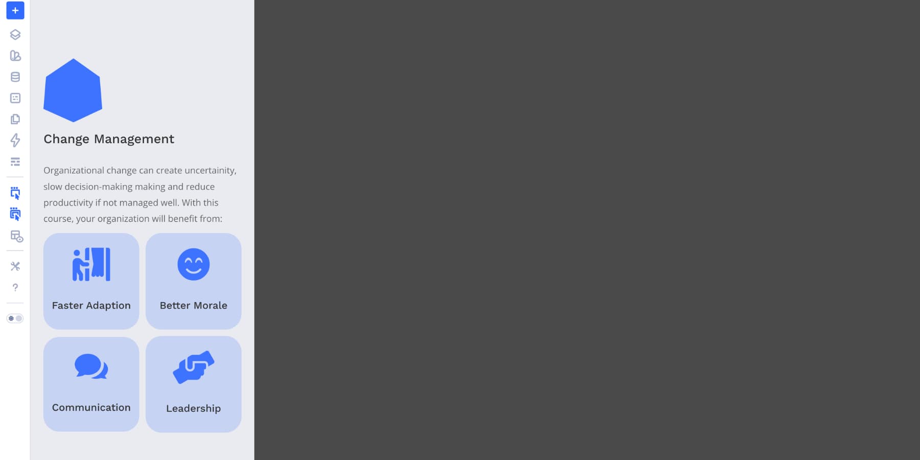 Feature breakdown content added to a Divi 5 Canvas