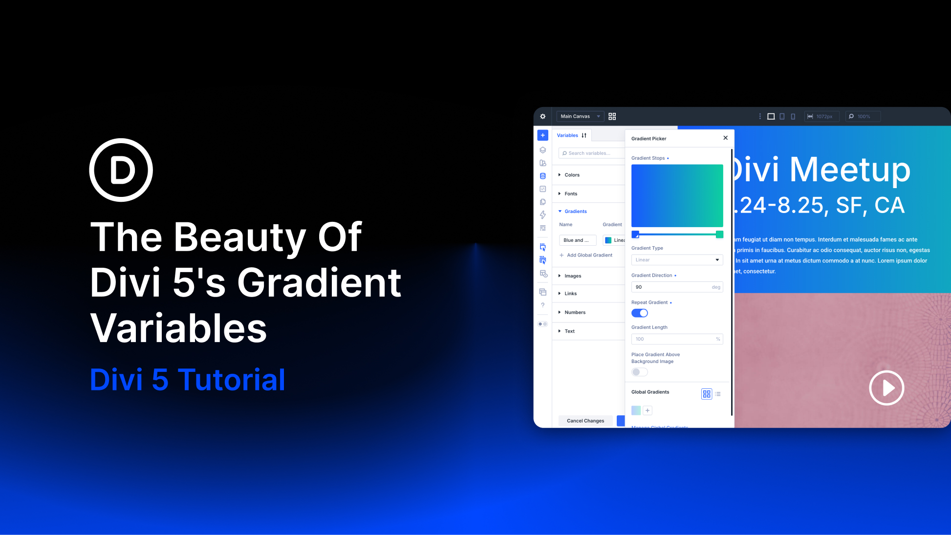 The Beauty Of Divi 5’s Gradient Variables
