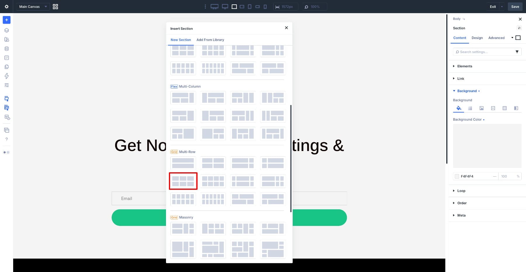 Adding a three-column row for the magazine-style blog grid